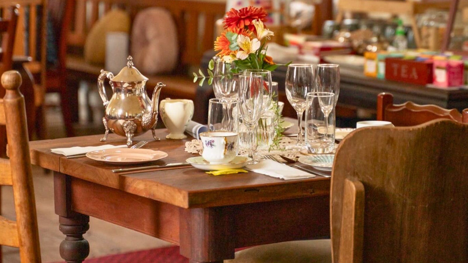 High tea inside heritage church campbell town tasmania