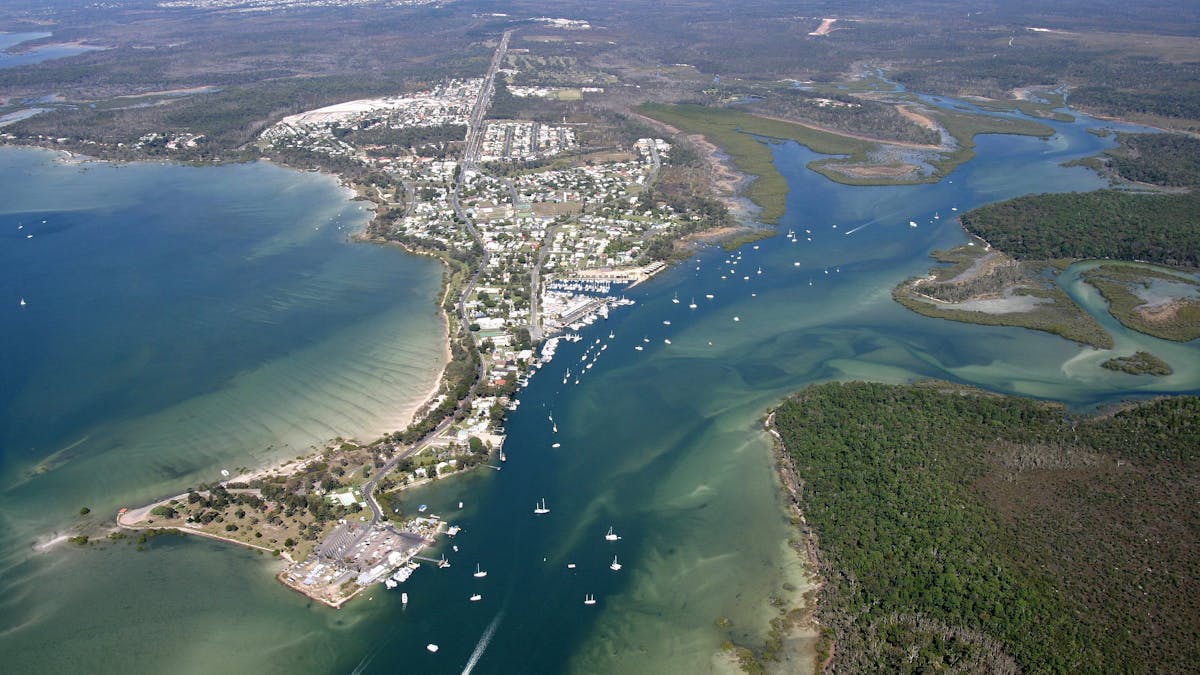 Tin Can Bay aerial