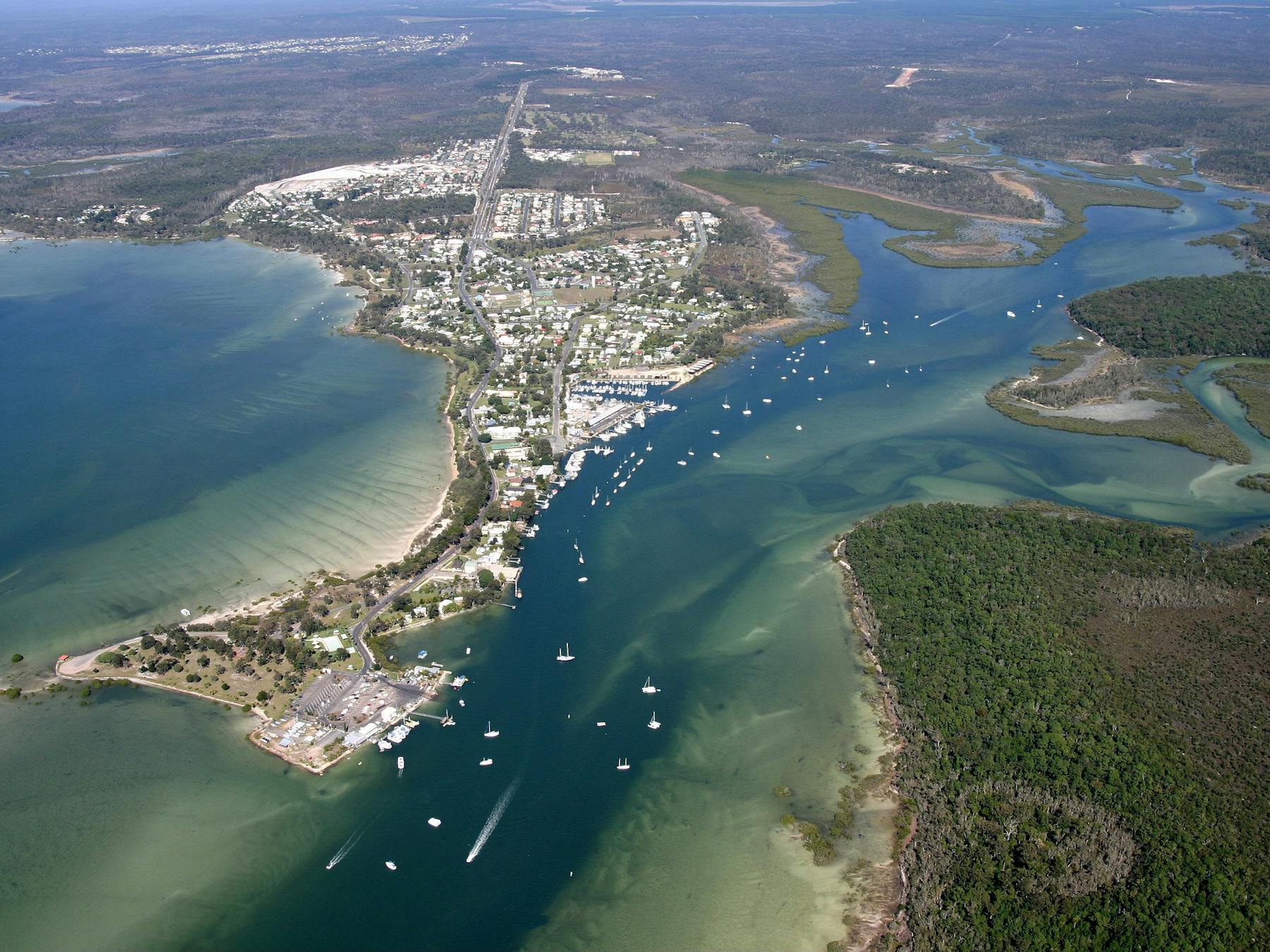 Tin Can Bay aerial