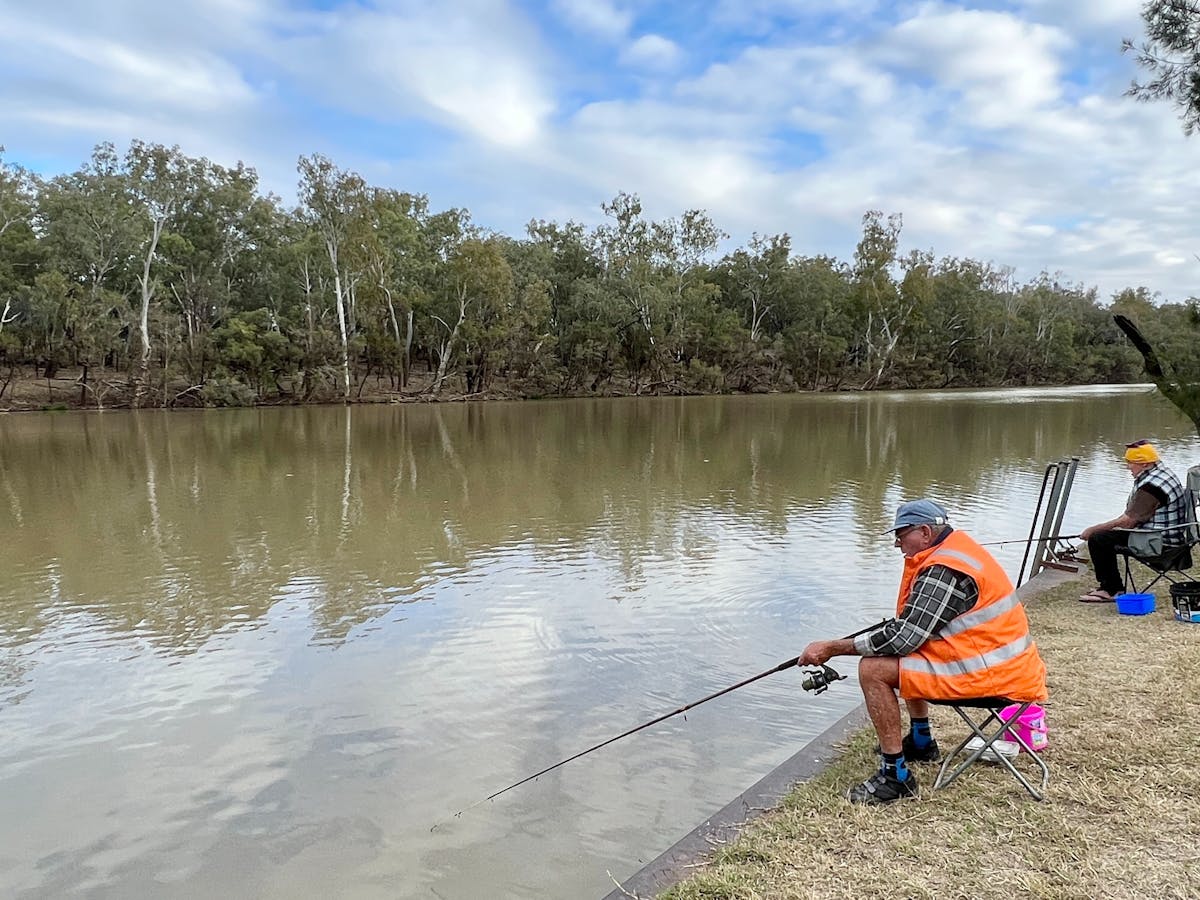 Fishing at Dawson River, Theodore