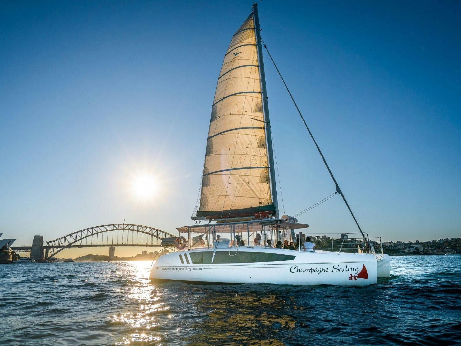 Boat Hire Catamaran - Champagne Sailing