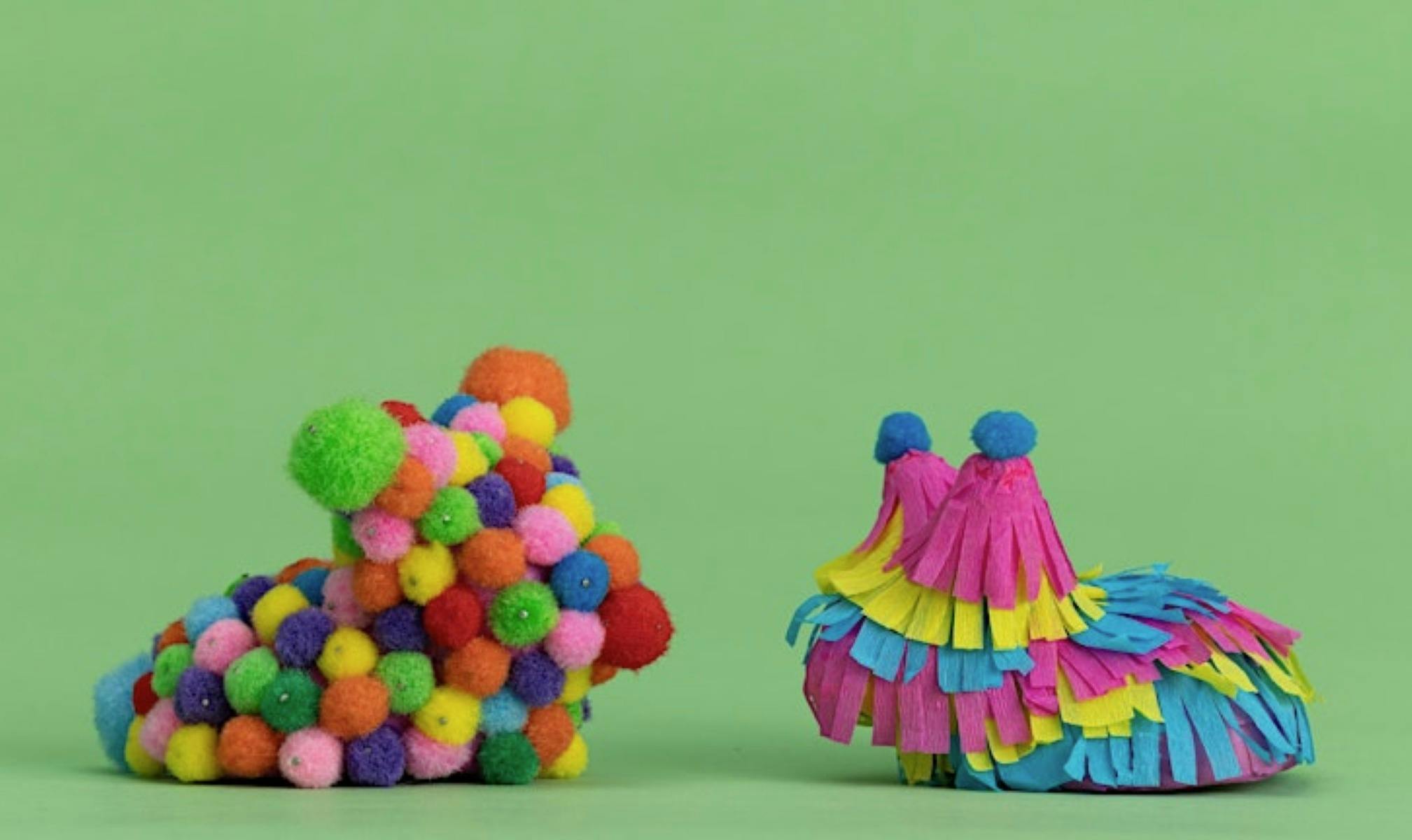 Pom Pom Pet Sculpture Workshop for 8 - 12 year olds