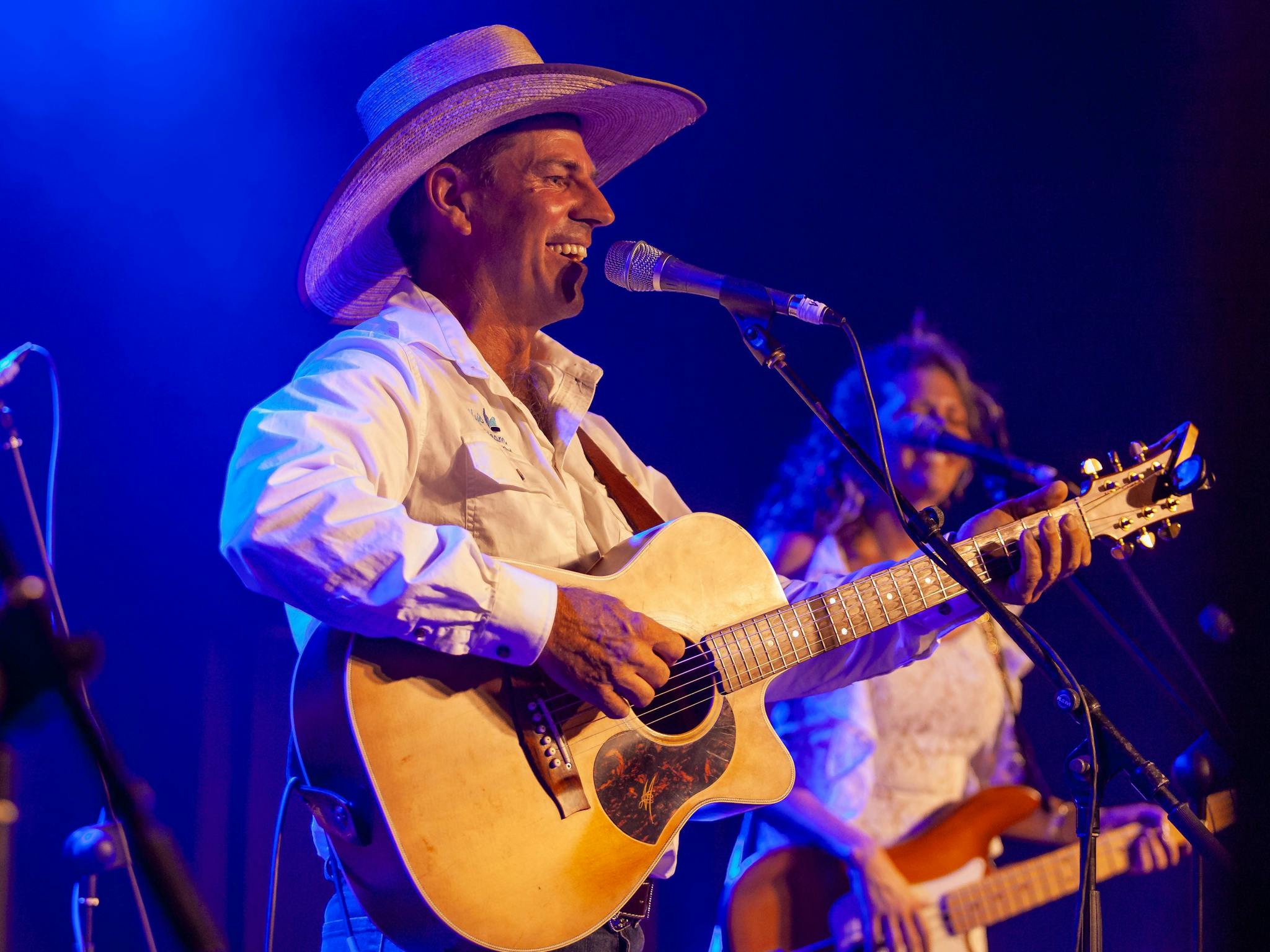 Australian singer songwriter Tom Curtain