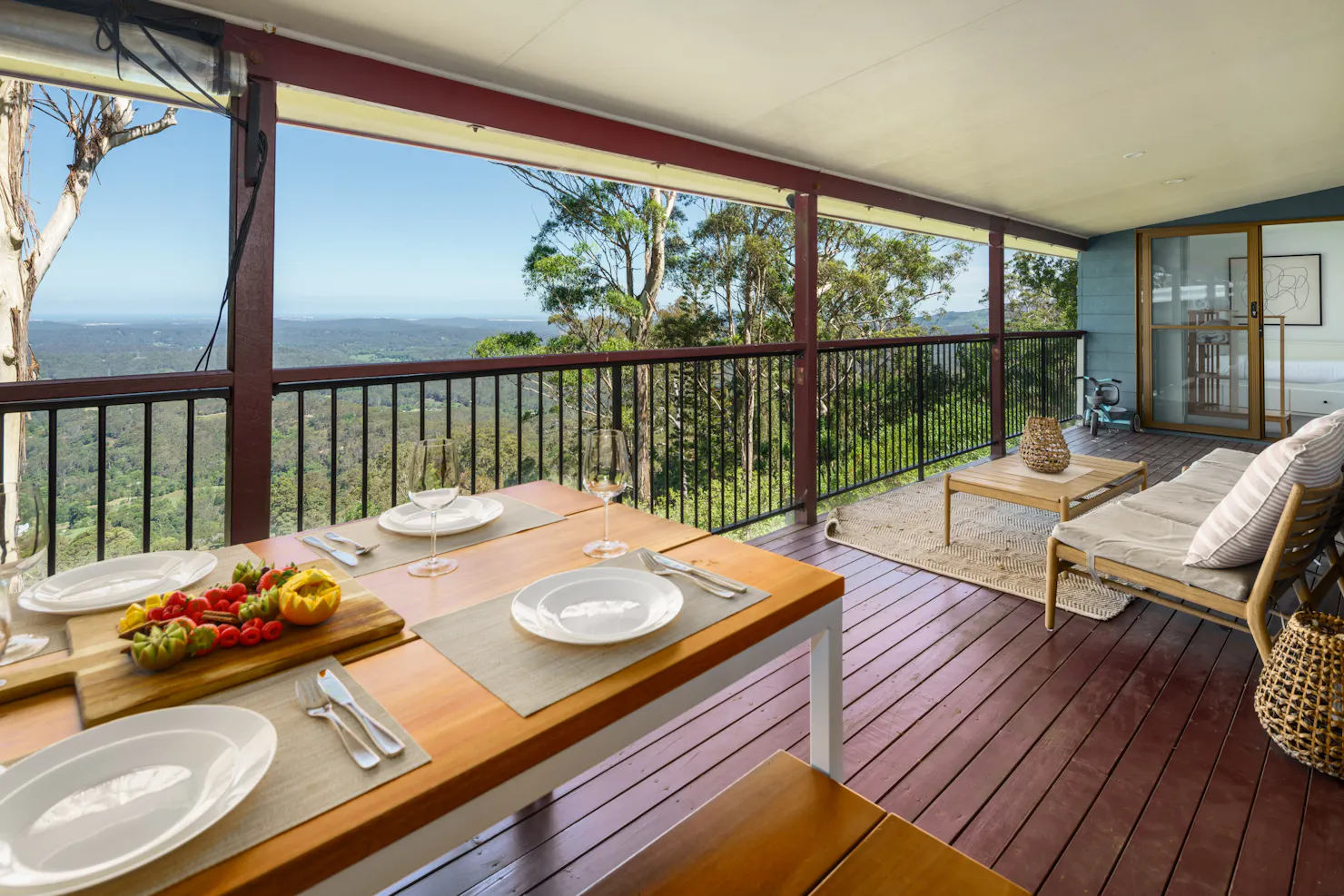 Balcony alfresco area