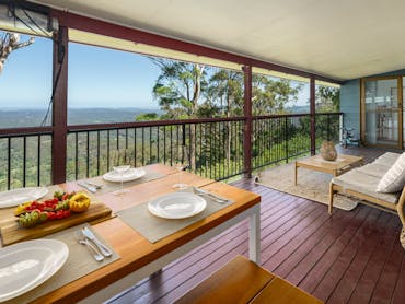 Balcony alfresco area