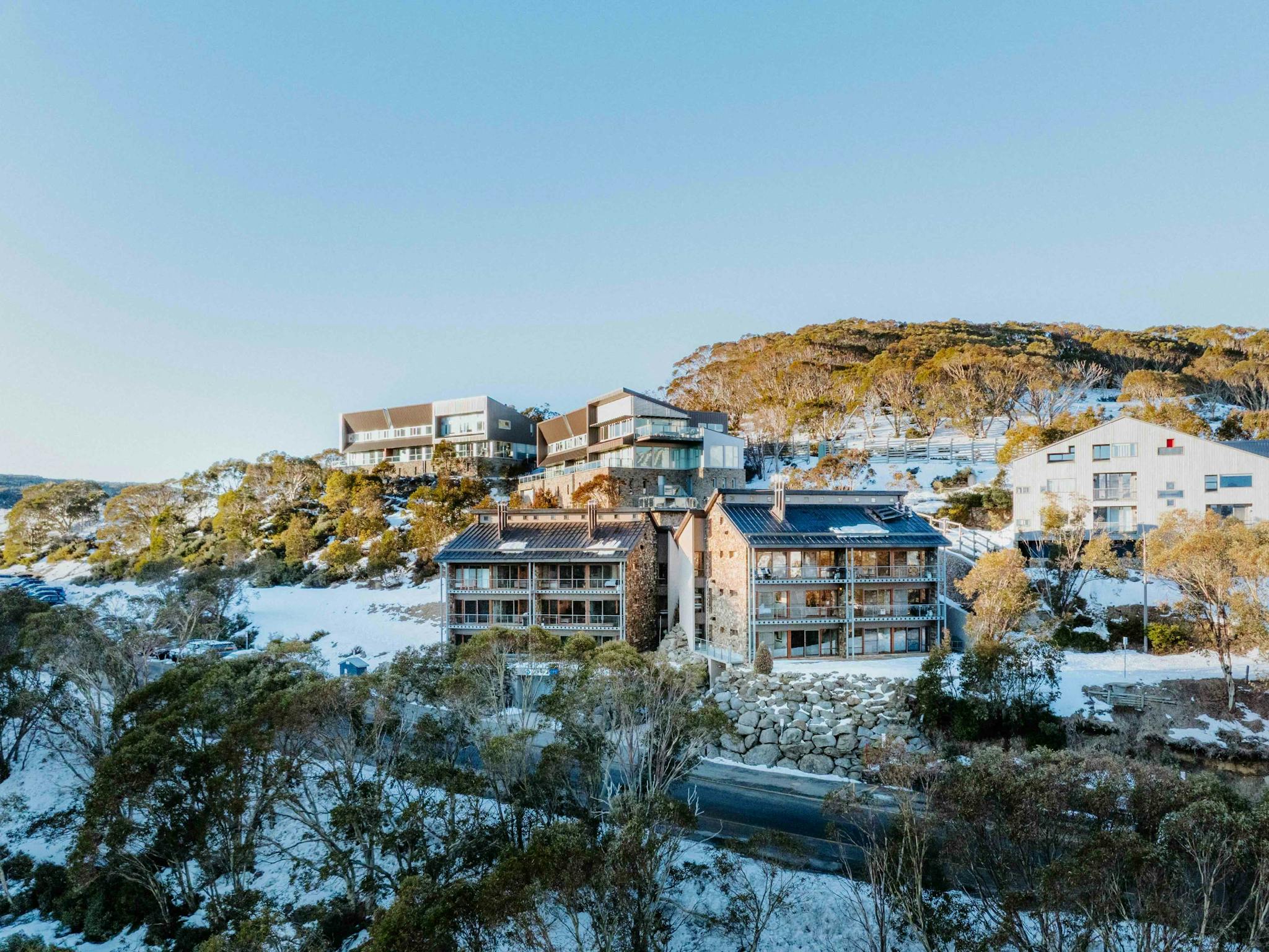 Ariel view Alpine Woodsmoke, Falls Creek