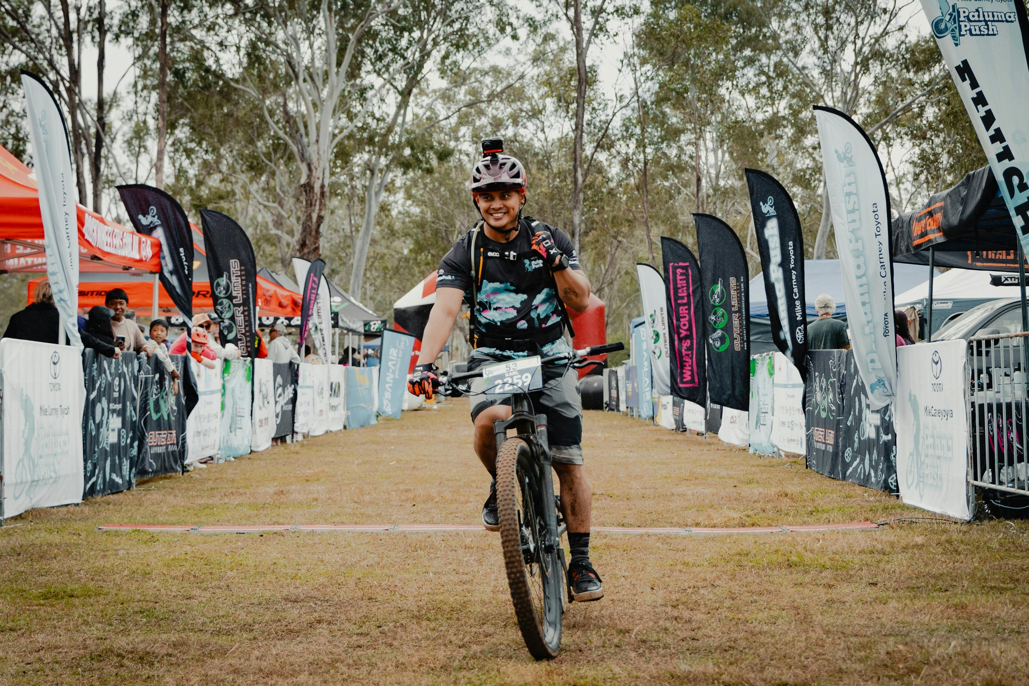 finish line