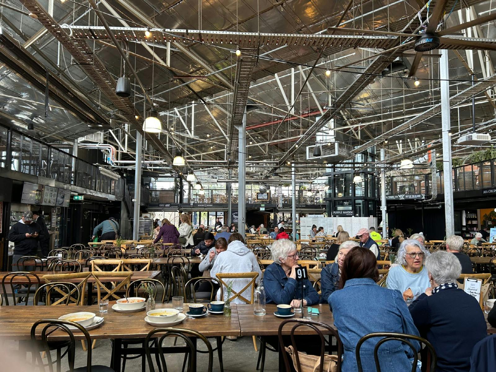The amazing ambience of old factory Plant 4's roof