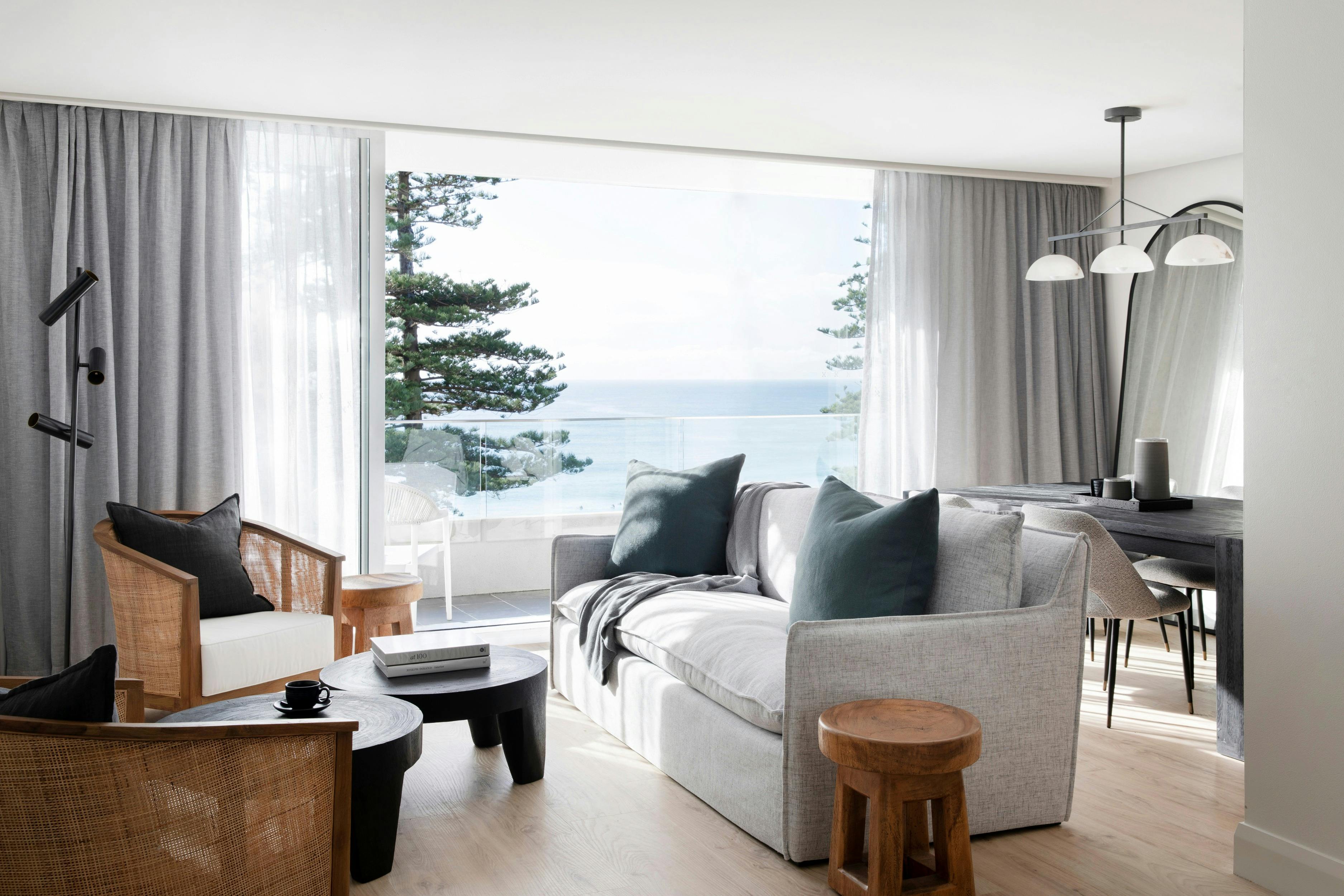Inside the Coastal Villa at Manly Pacific