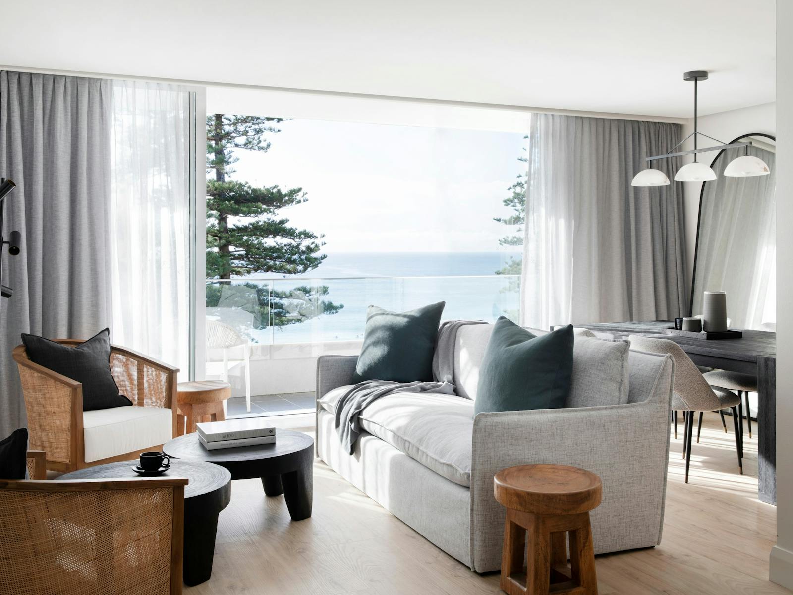 Inside the Coastal Villa at Manly Pacific