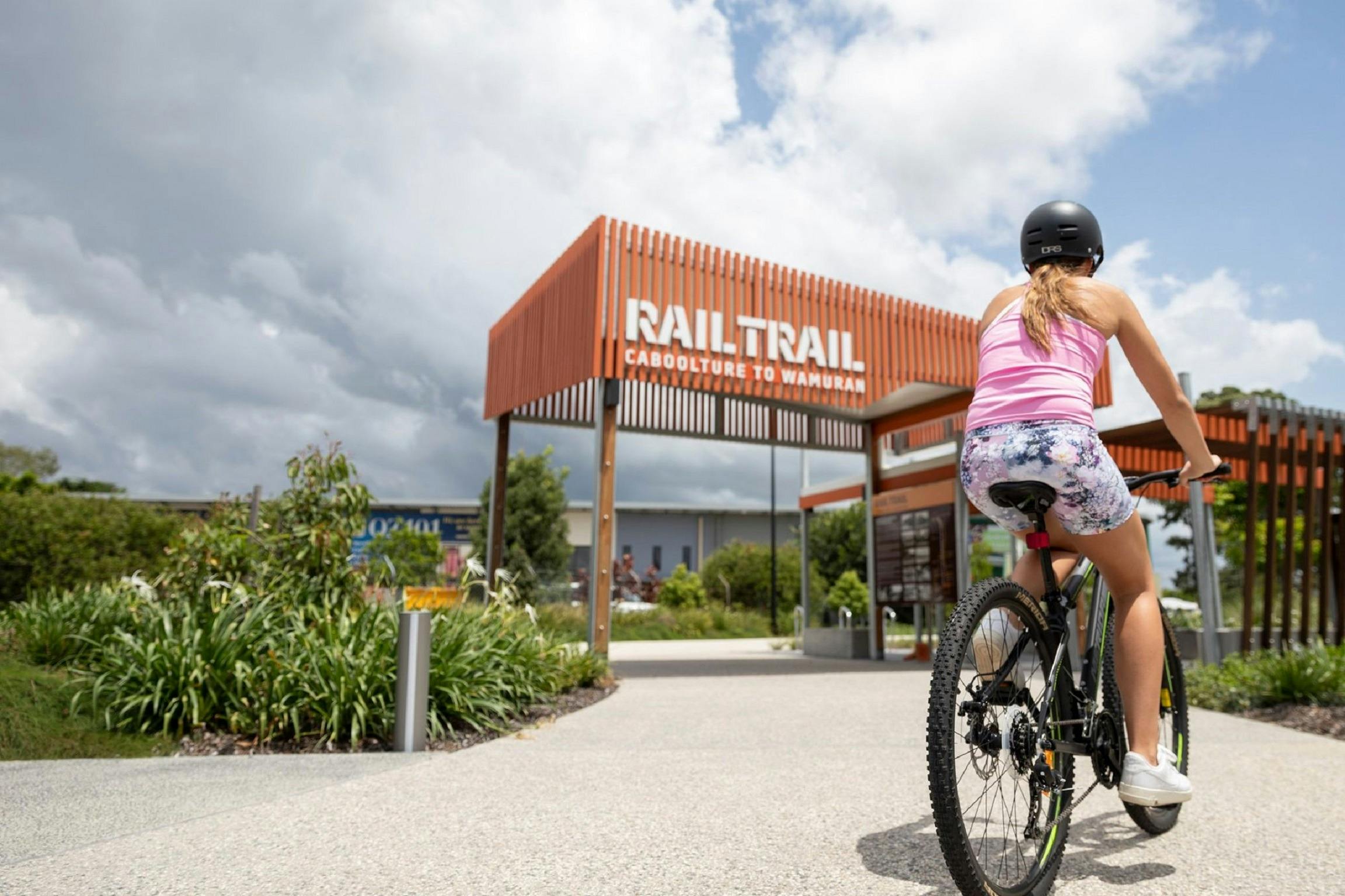 Ready to ride the Caboolture to Wamuran Rail Trail
