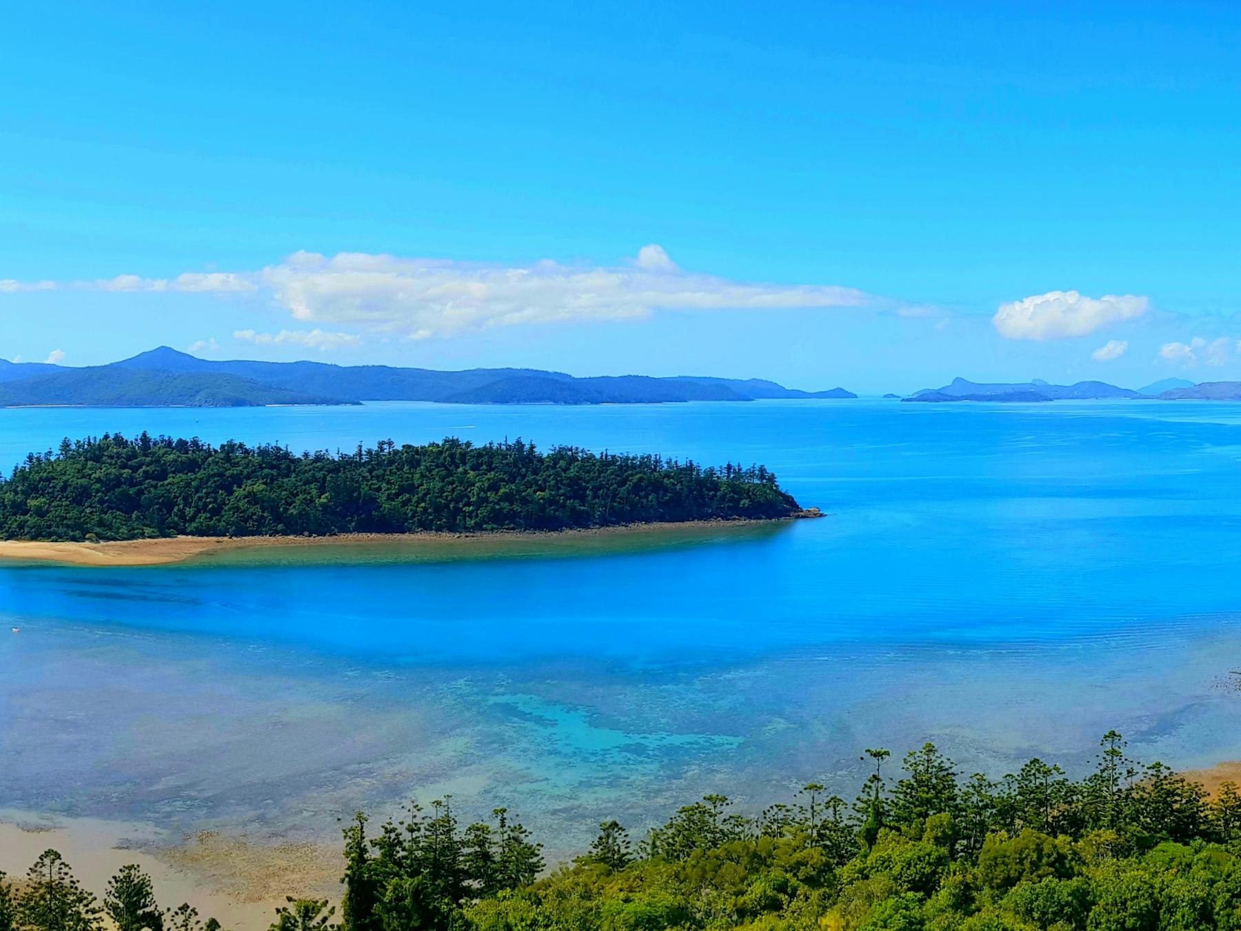 One of the many views from the trail as you ride. Riding from Mt. Jeffrey's to Spion Cob.