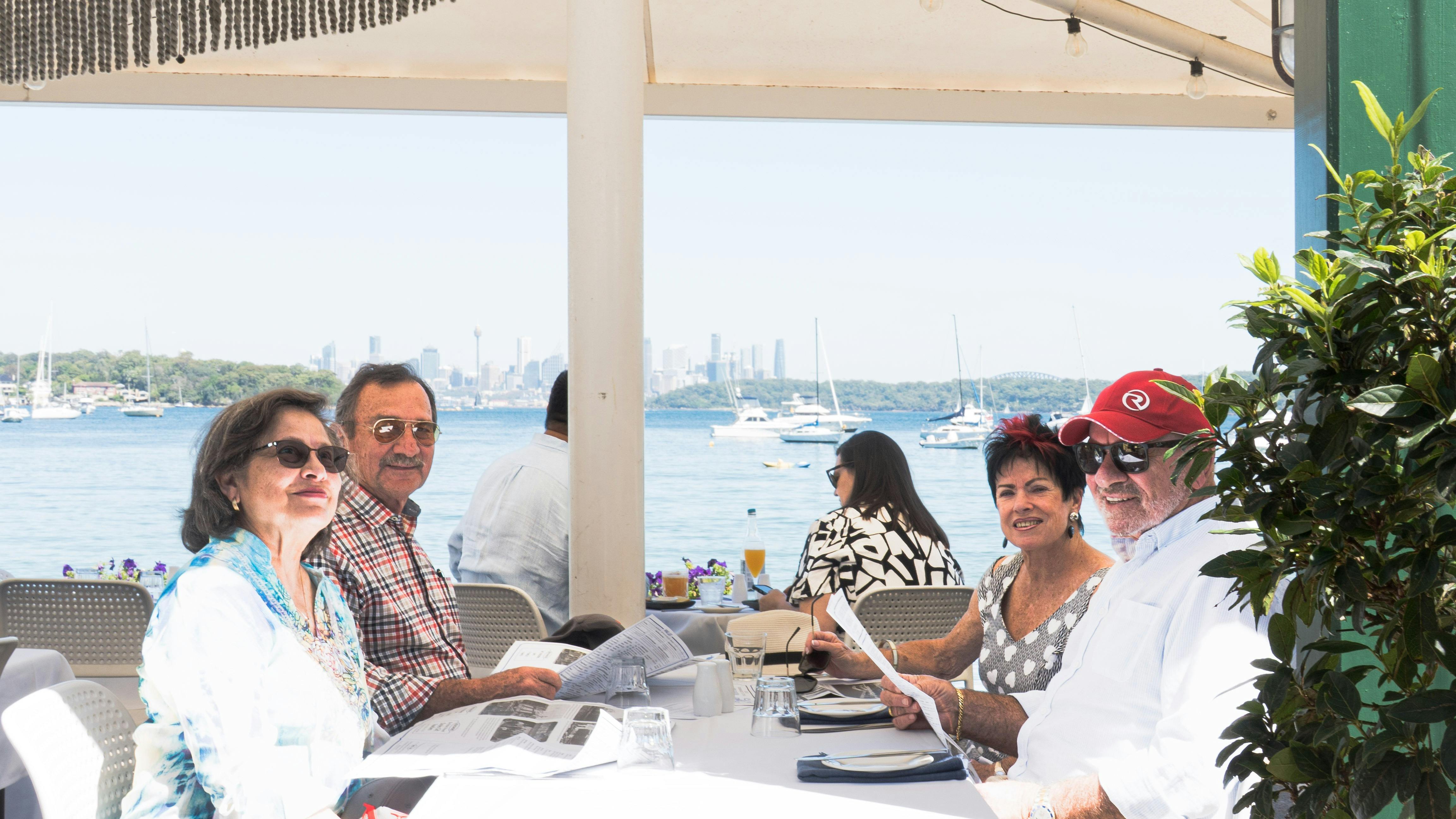 Excellent seafood lunch at Doyles on the Beach at Watsons Bay with a view of Sydney Harbour