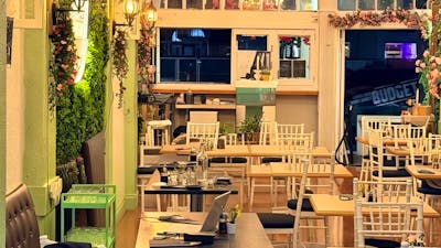 Flowers and inside of bloom room