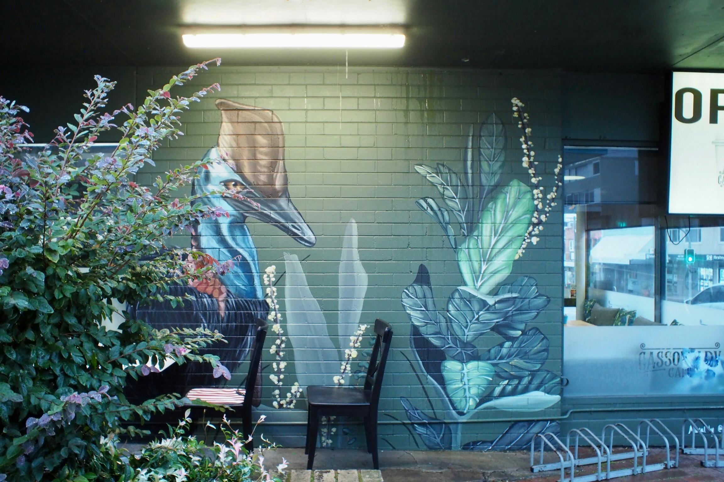 Some of the Murals in our Garden Dining