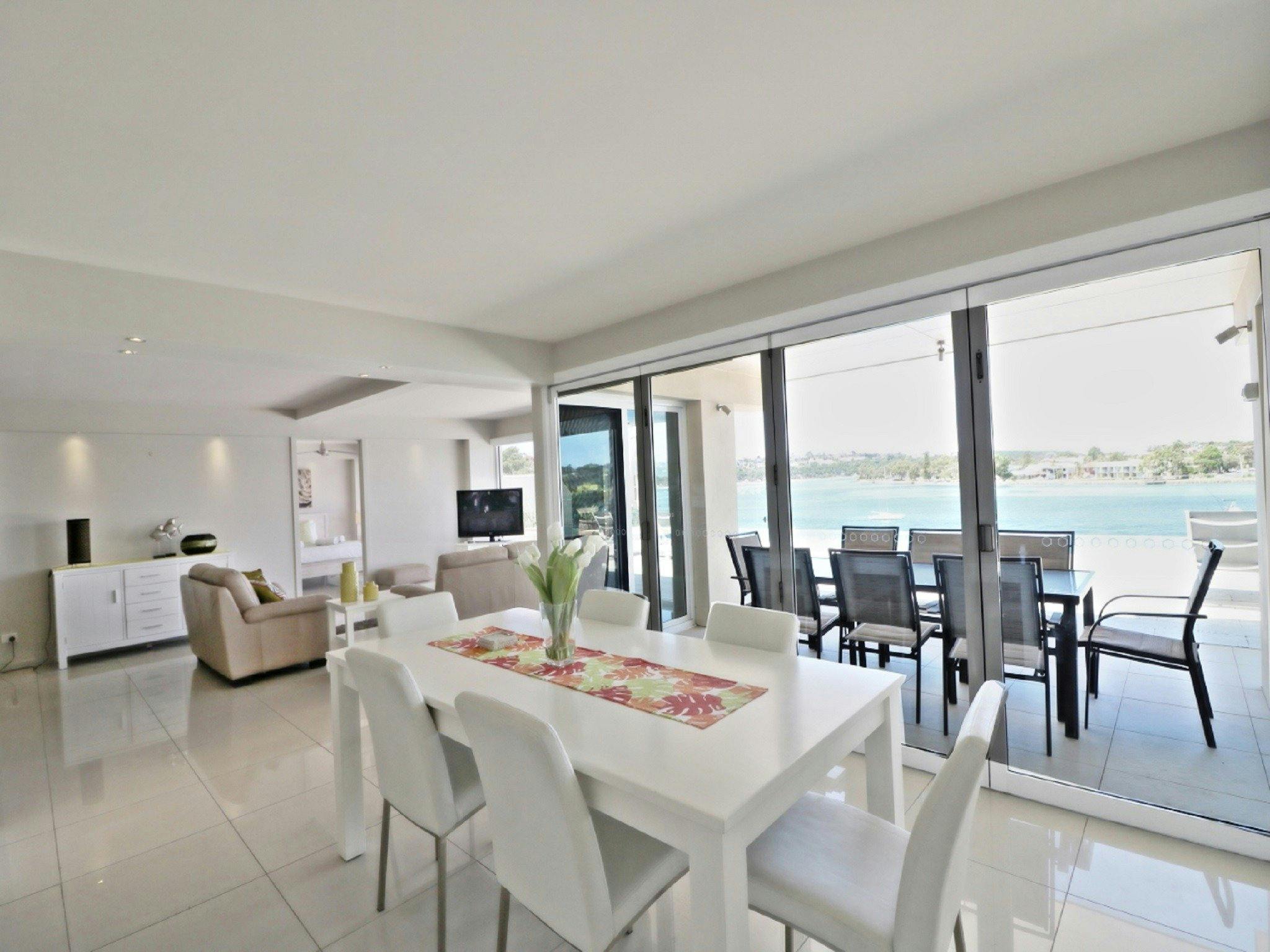 Downstairs entertaining