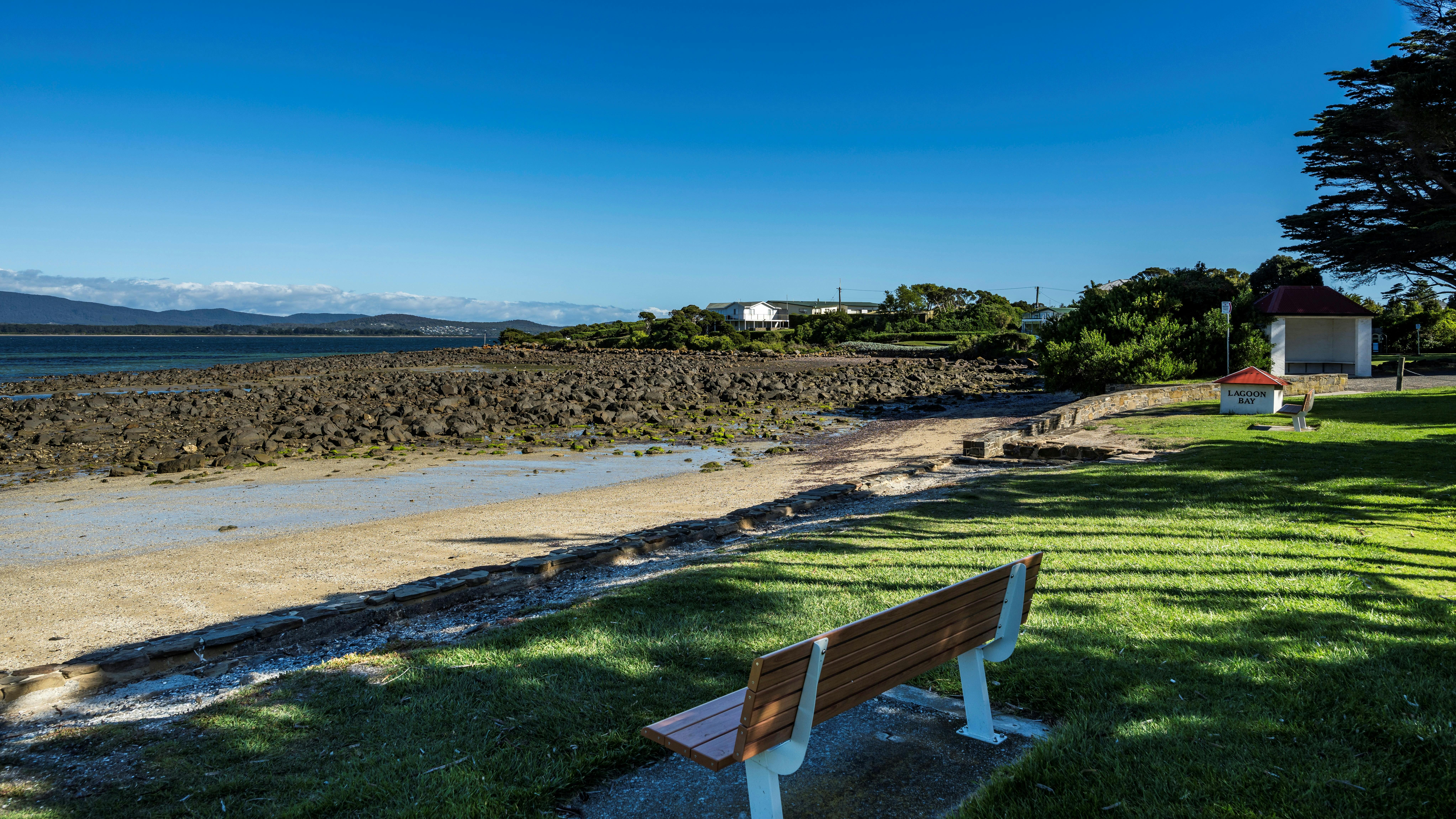 Seat looking out onto beach