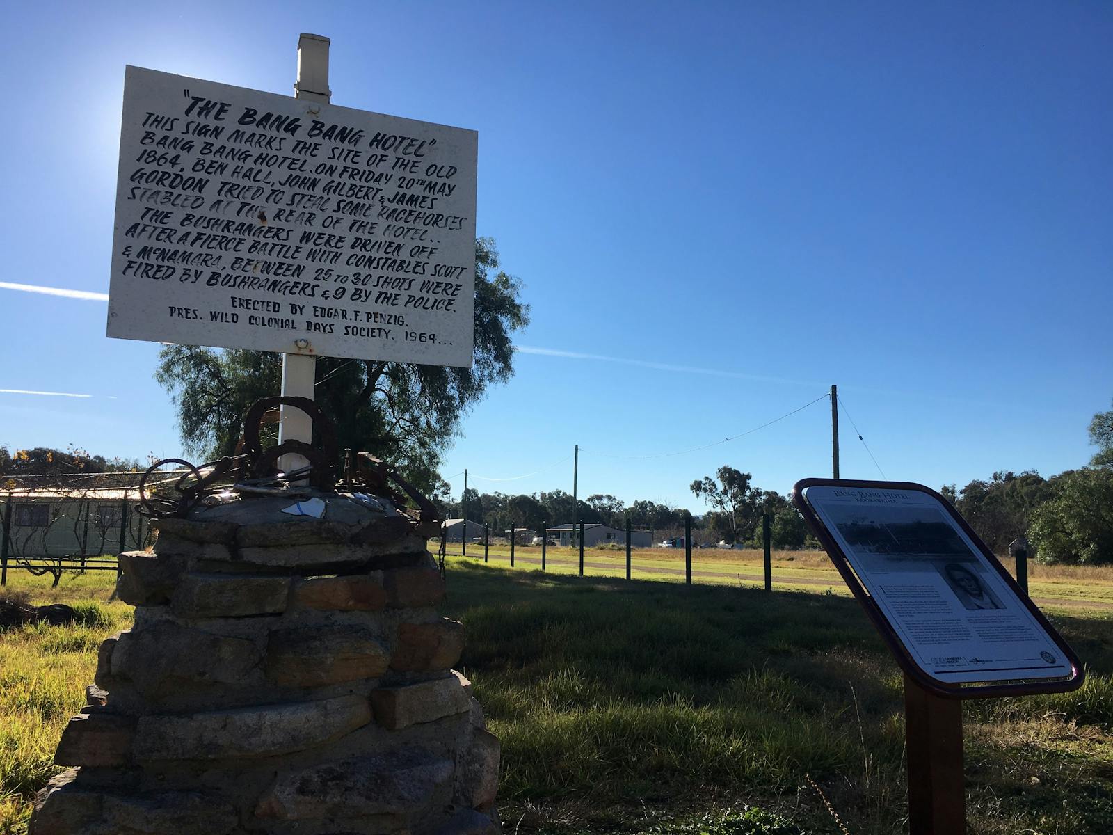 Site of the Bang Bang Hotel, Koorawatha
