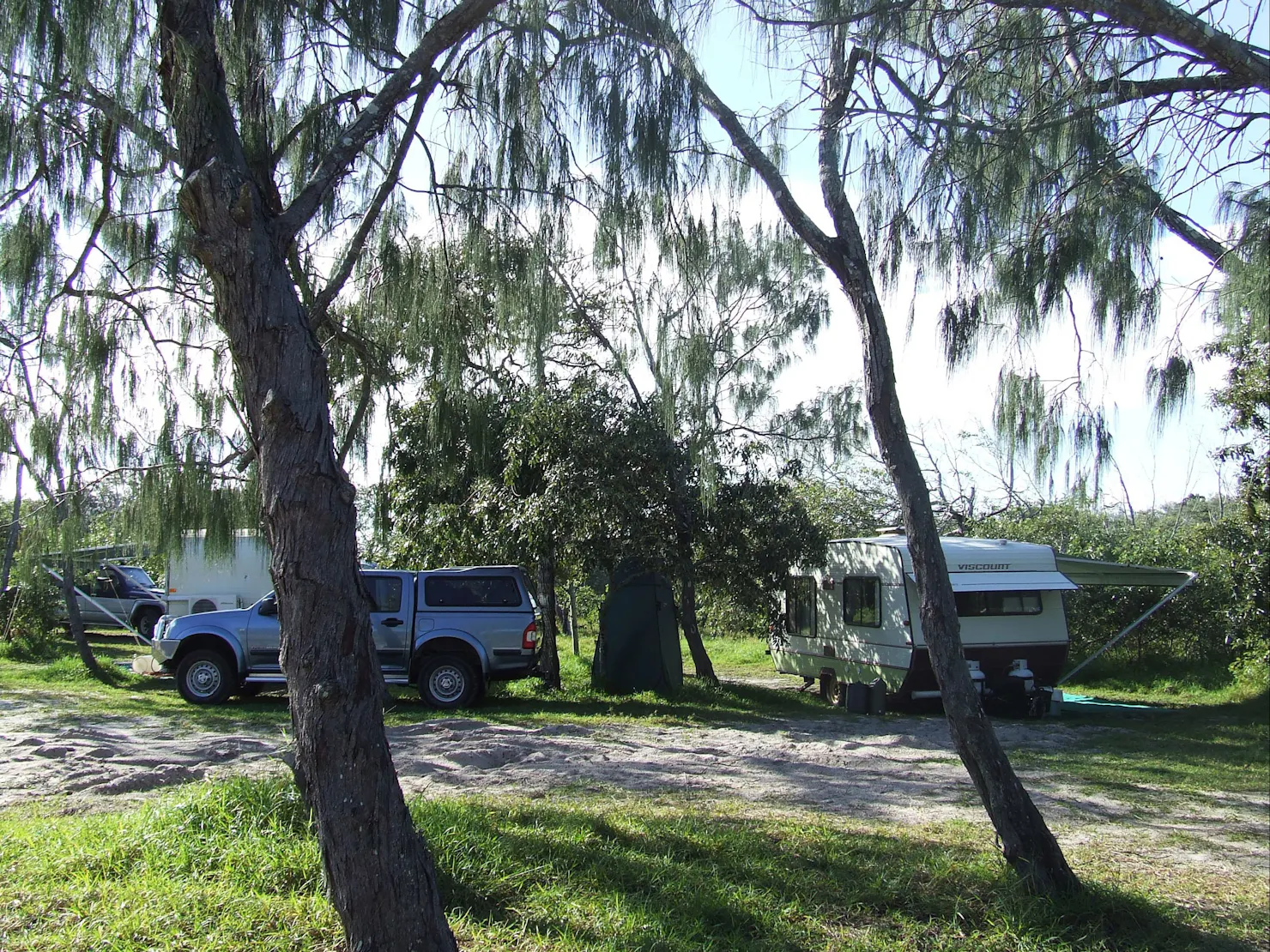 Beachside camping at INskip