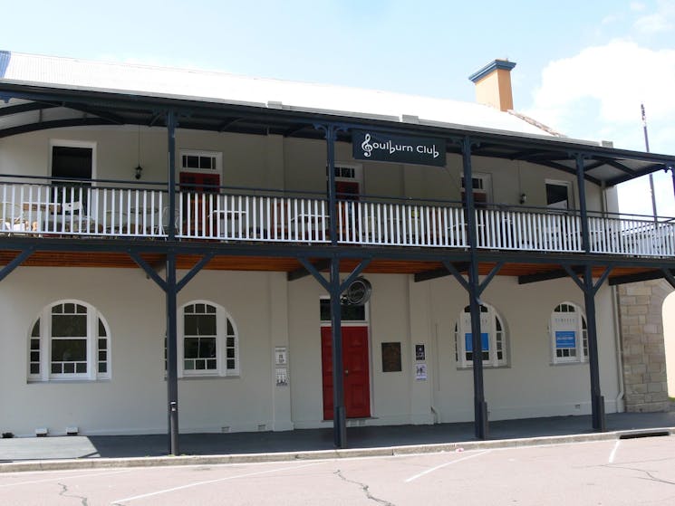 Street view of the Goulburn Club