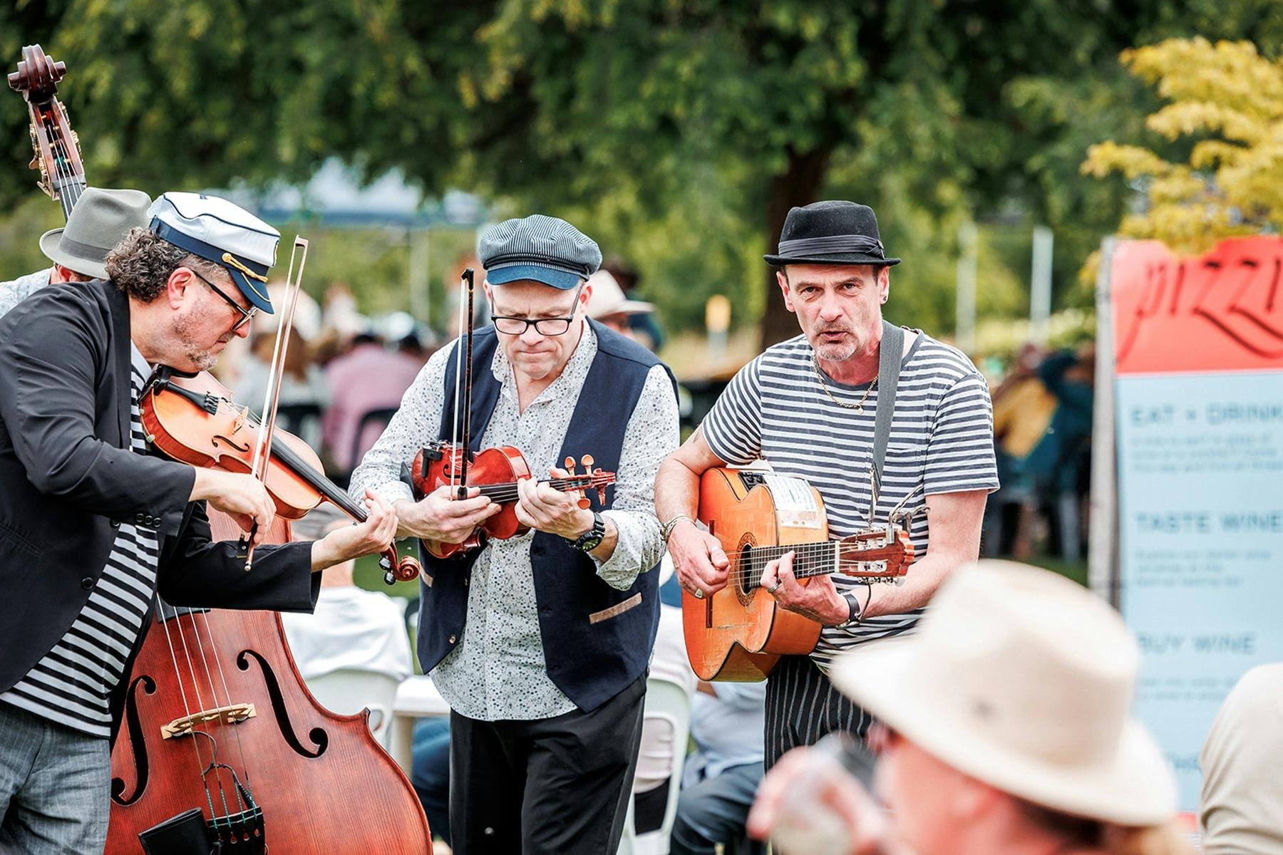 Bric a Brac band at Pizzini Wines