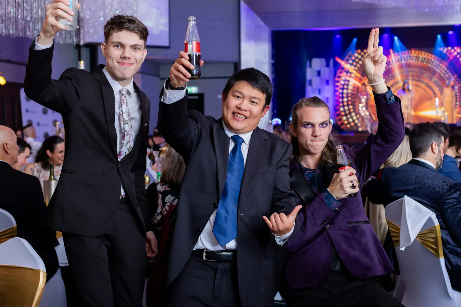 Image of STEPS Pathways College students enjoying the Ball