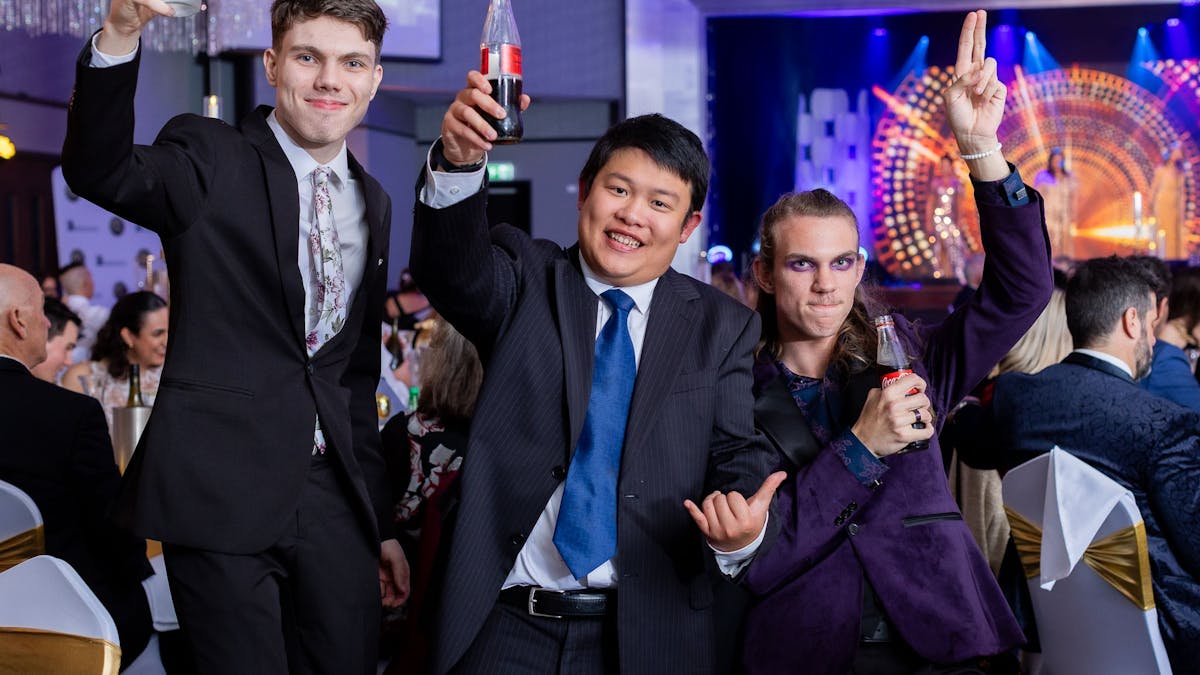 Image of STEPS Pathways College students enjoying the Ball