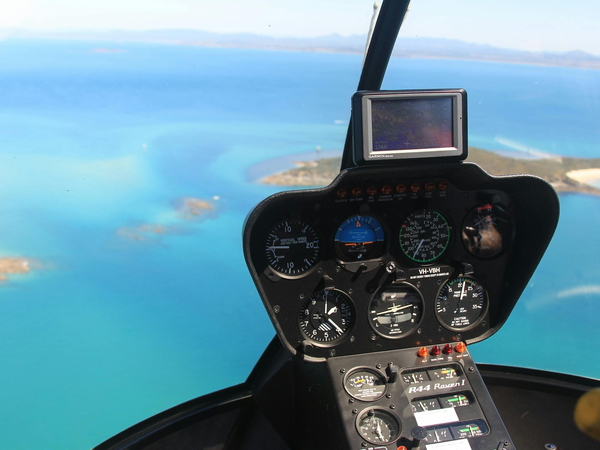 Helicopter controls & islands Helicopter controls & islands