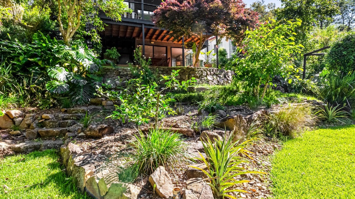 Lush gardens