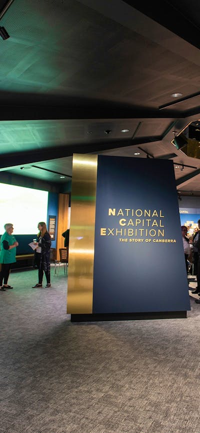 Main entrance to the National Capital Exhibition