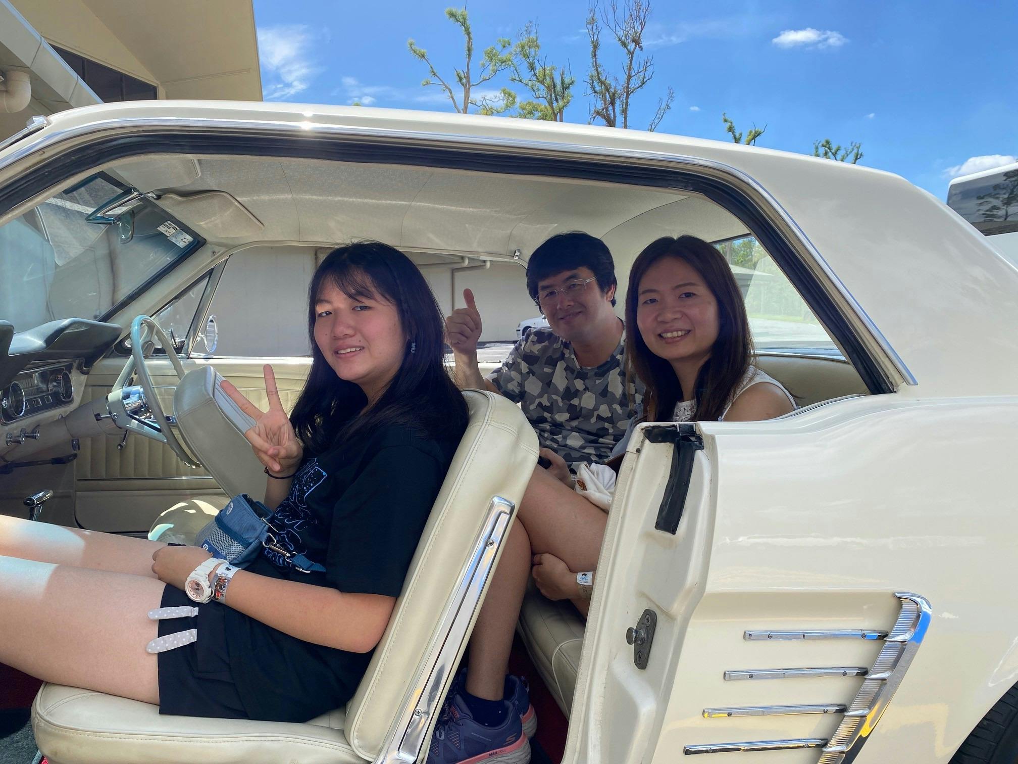 C;lassic Car ride at the Gold Coast Motor Musuem