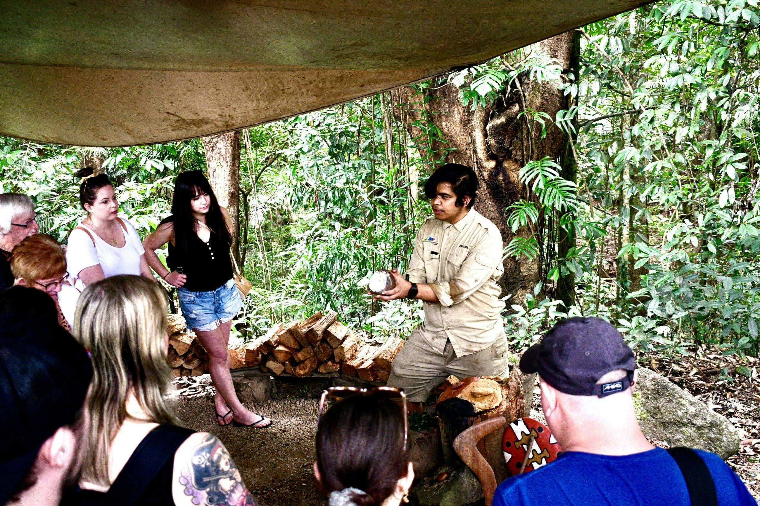 “Welcome to Country” with the traditional owners, the Kuku Yalanji people