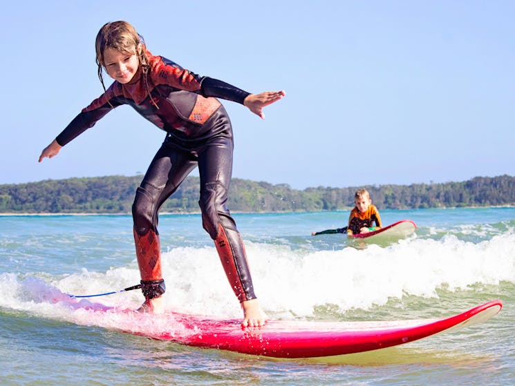 Learn to surf at Broulee