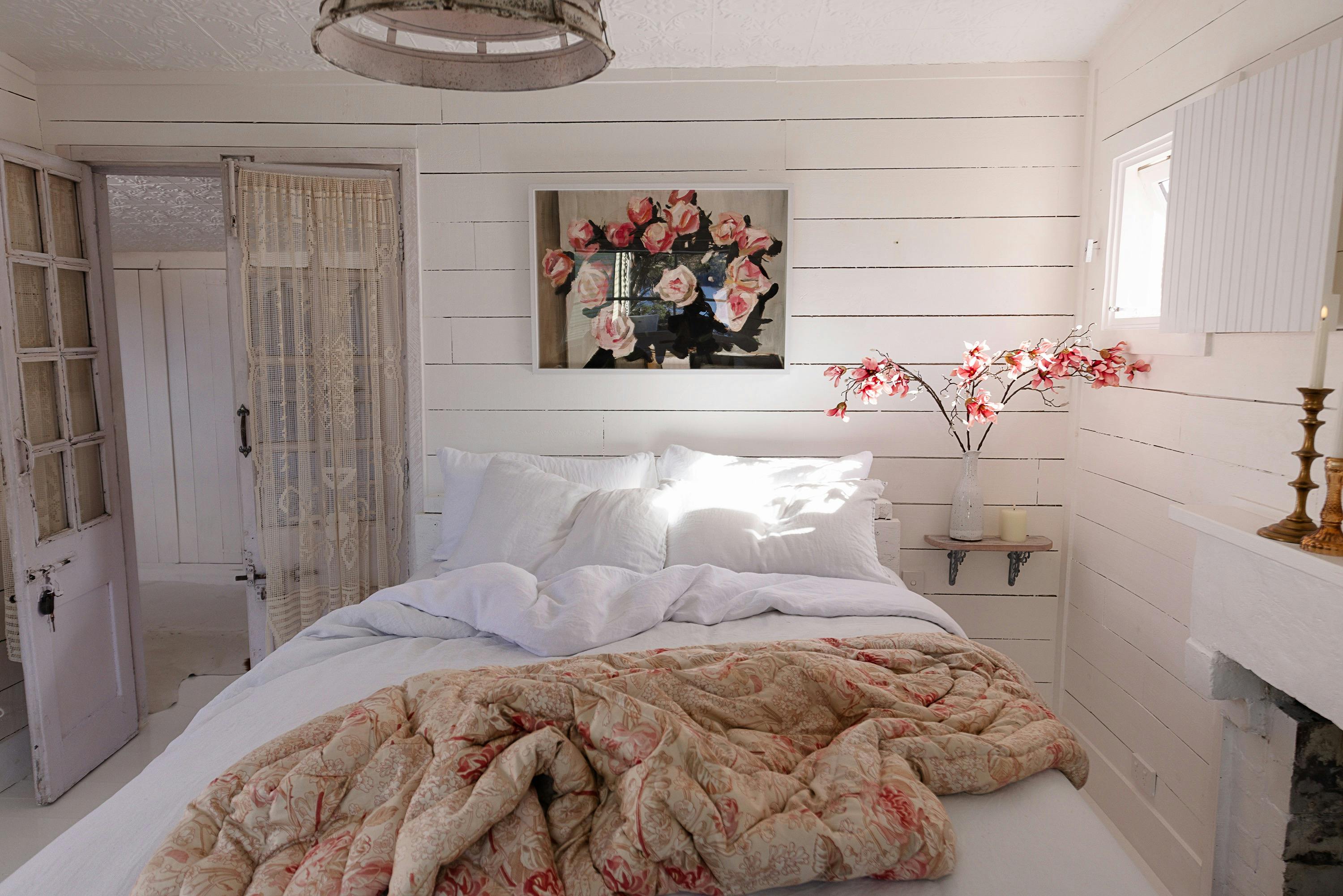 We never want to get out of bed it's so cosy