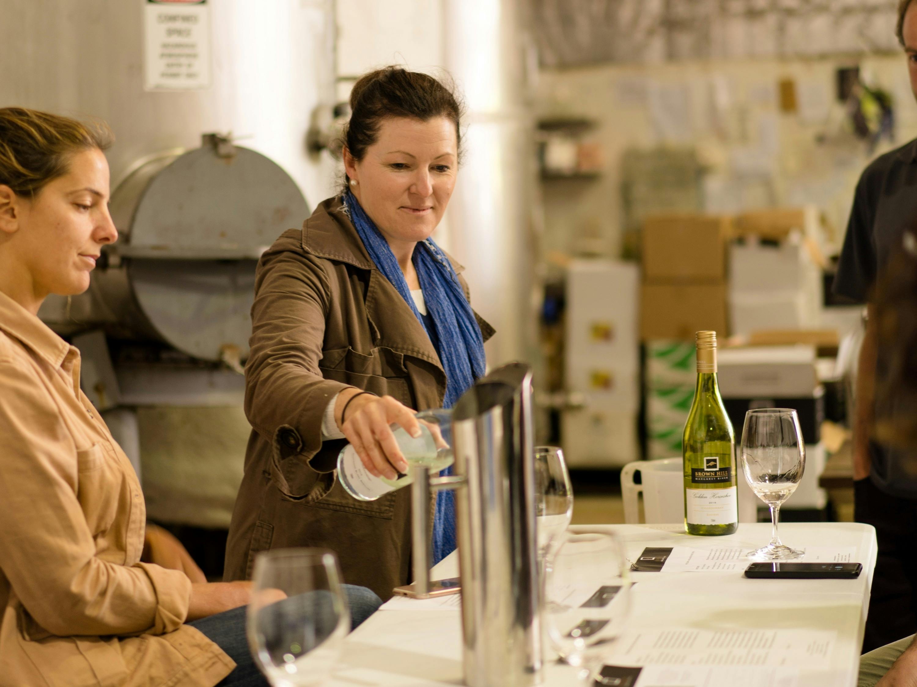 Wine Tasting In The Winery