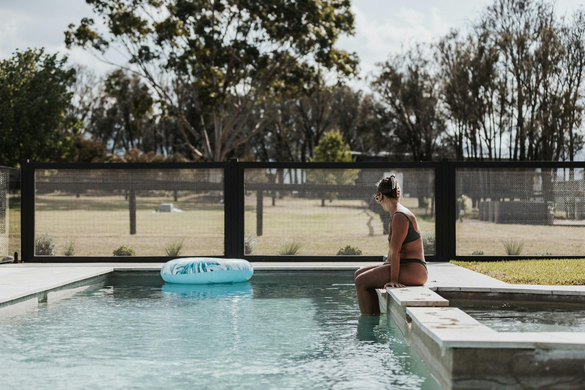 獵人谷Broke Wellness Farm的14公尺度假海水游泳池