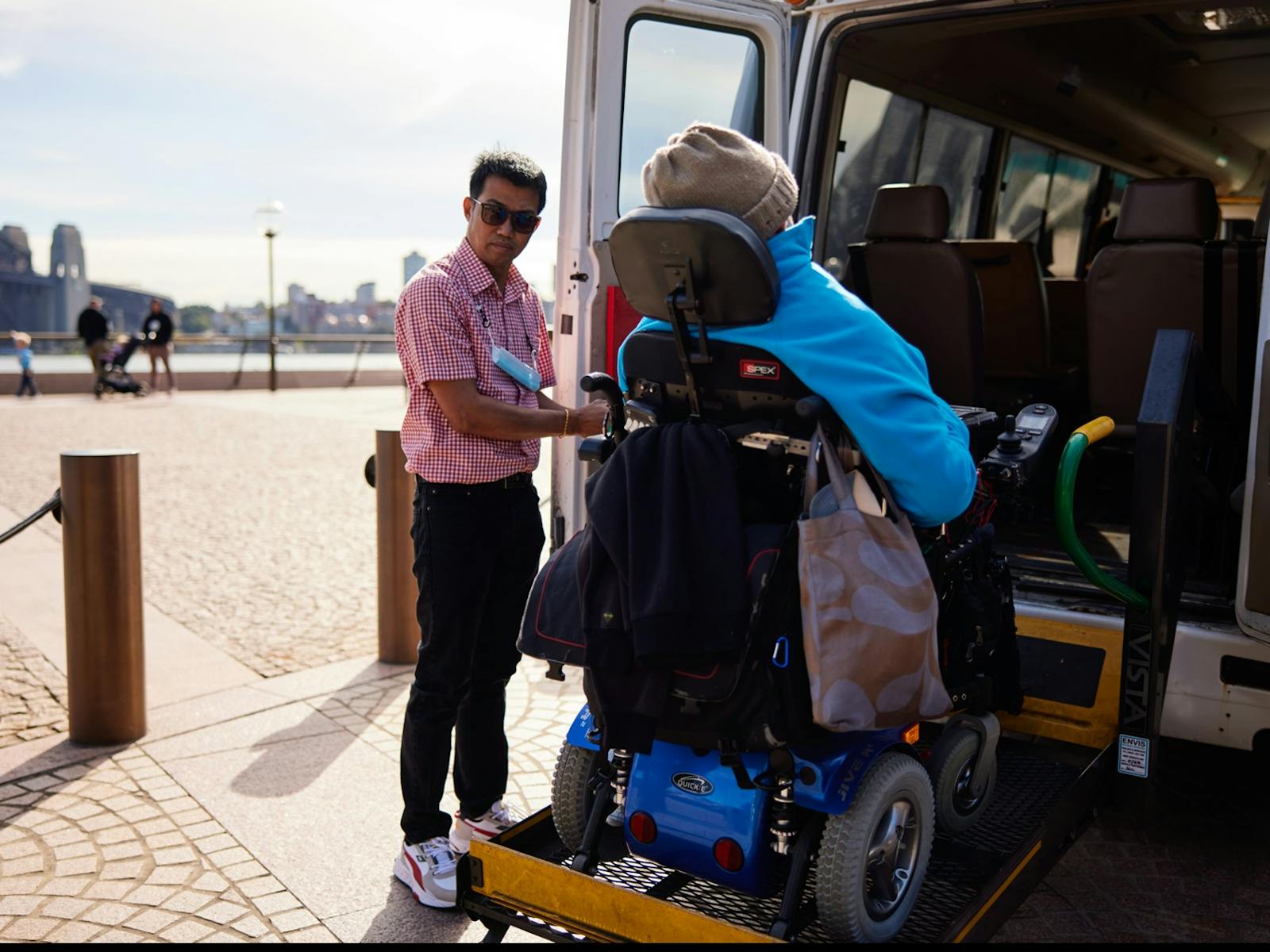 wheelchair access van and bus