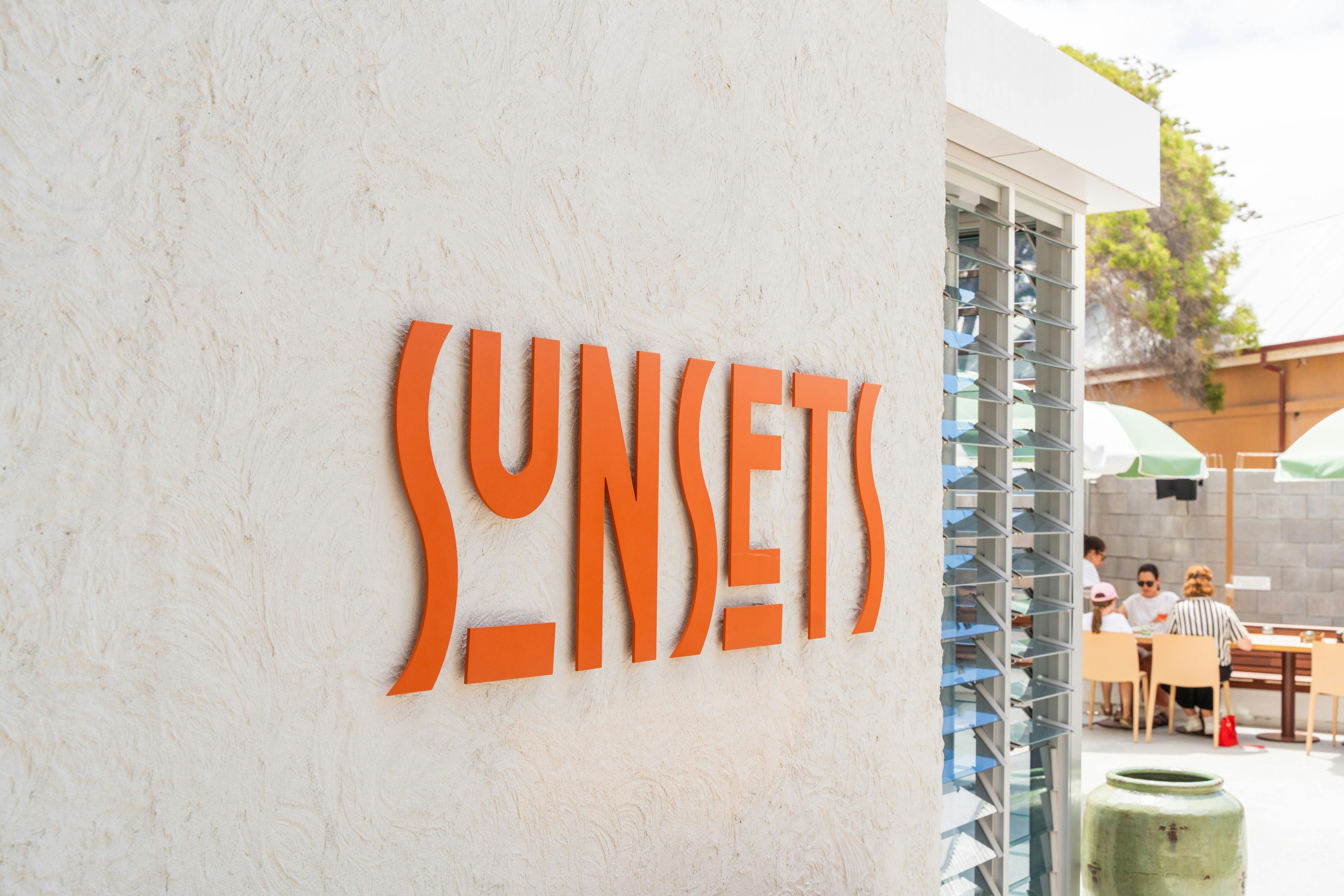 Sunsets Entry Sign