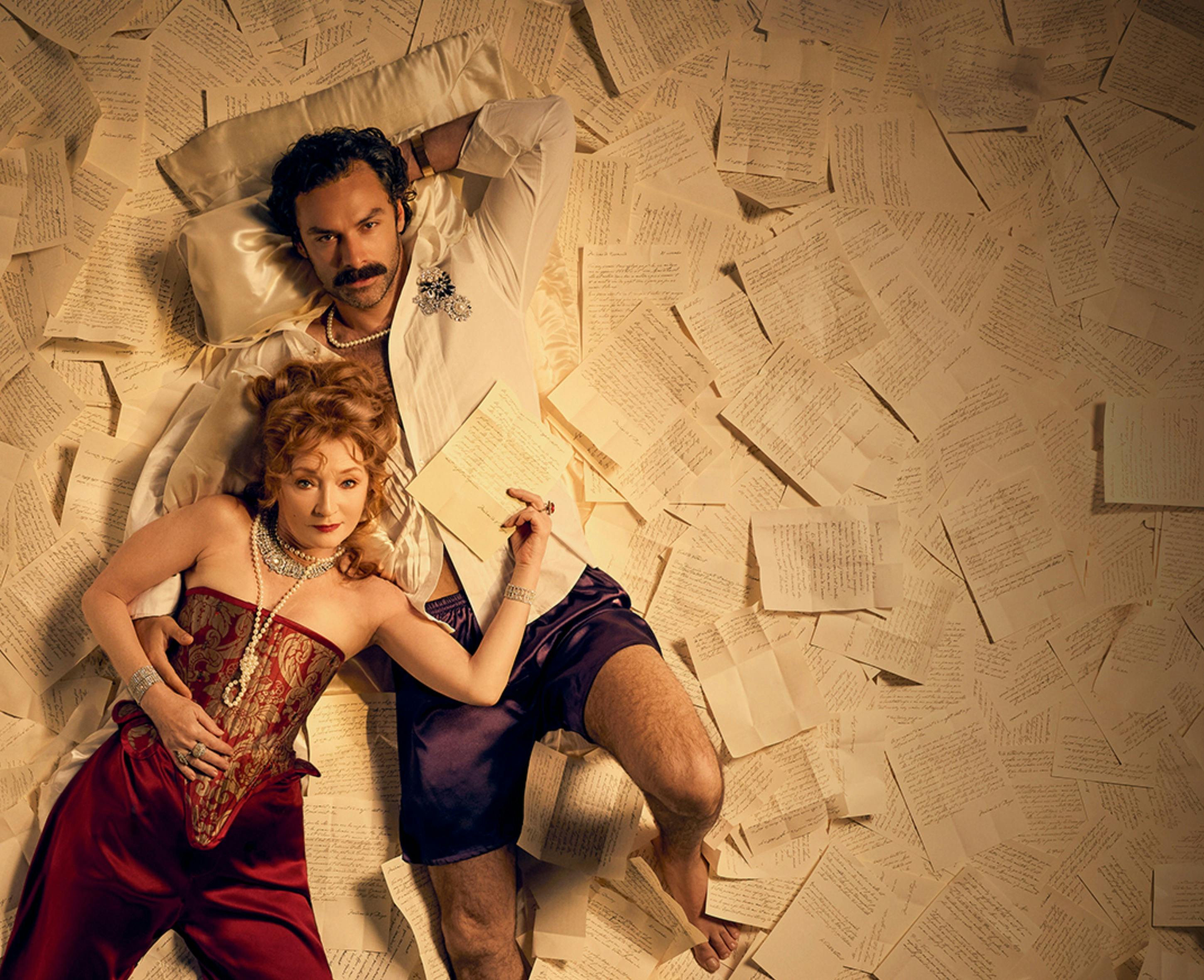 Lesley Manville & Aidan Turner