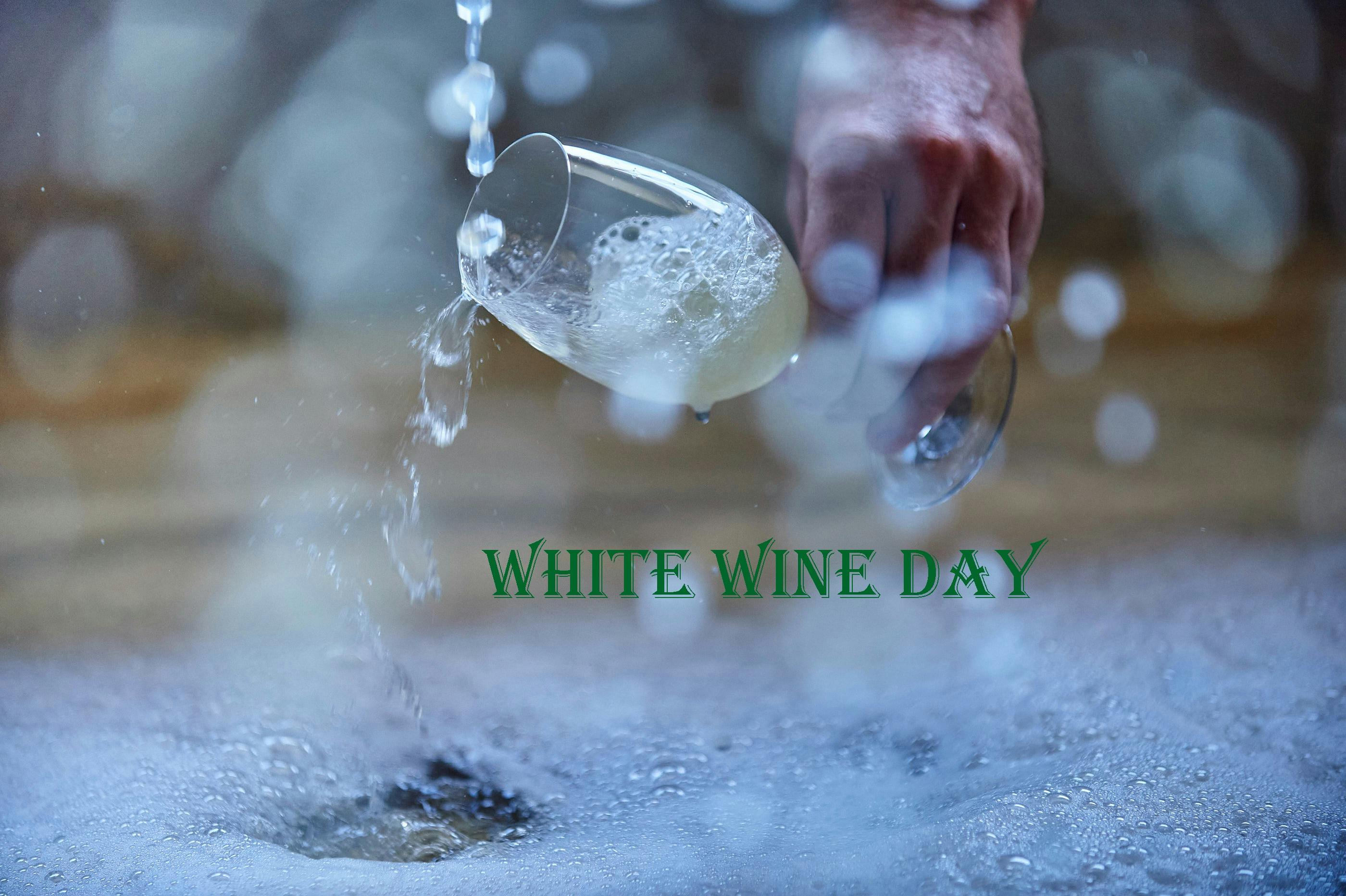 White wine just been crushed