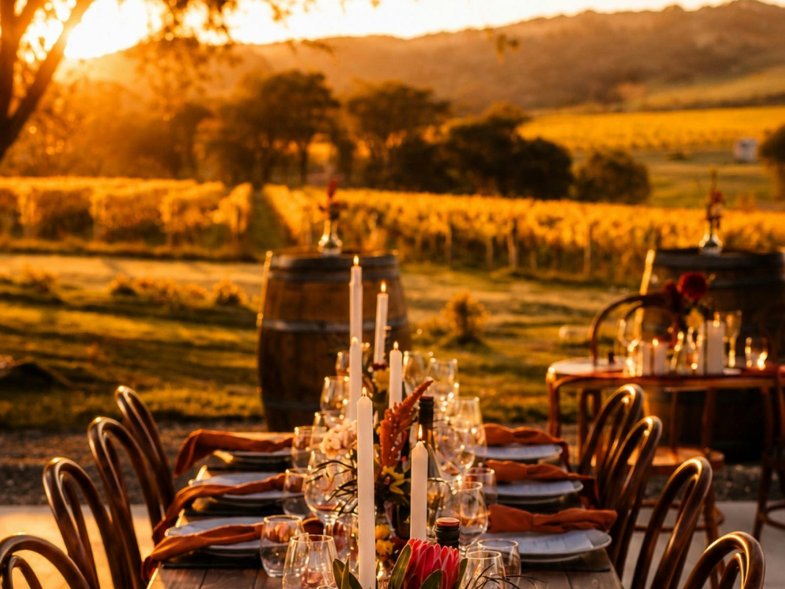 Vintner's Table - Stockmans Ridge Winery View