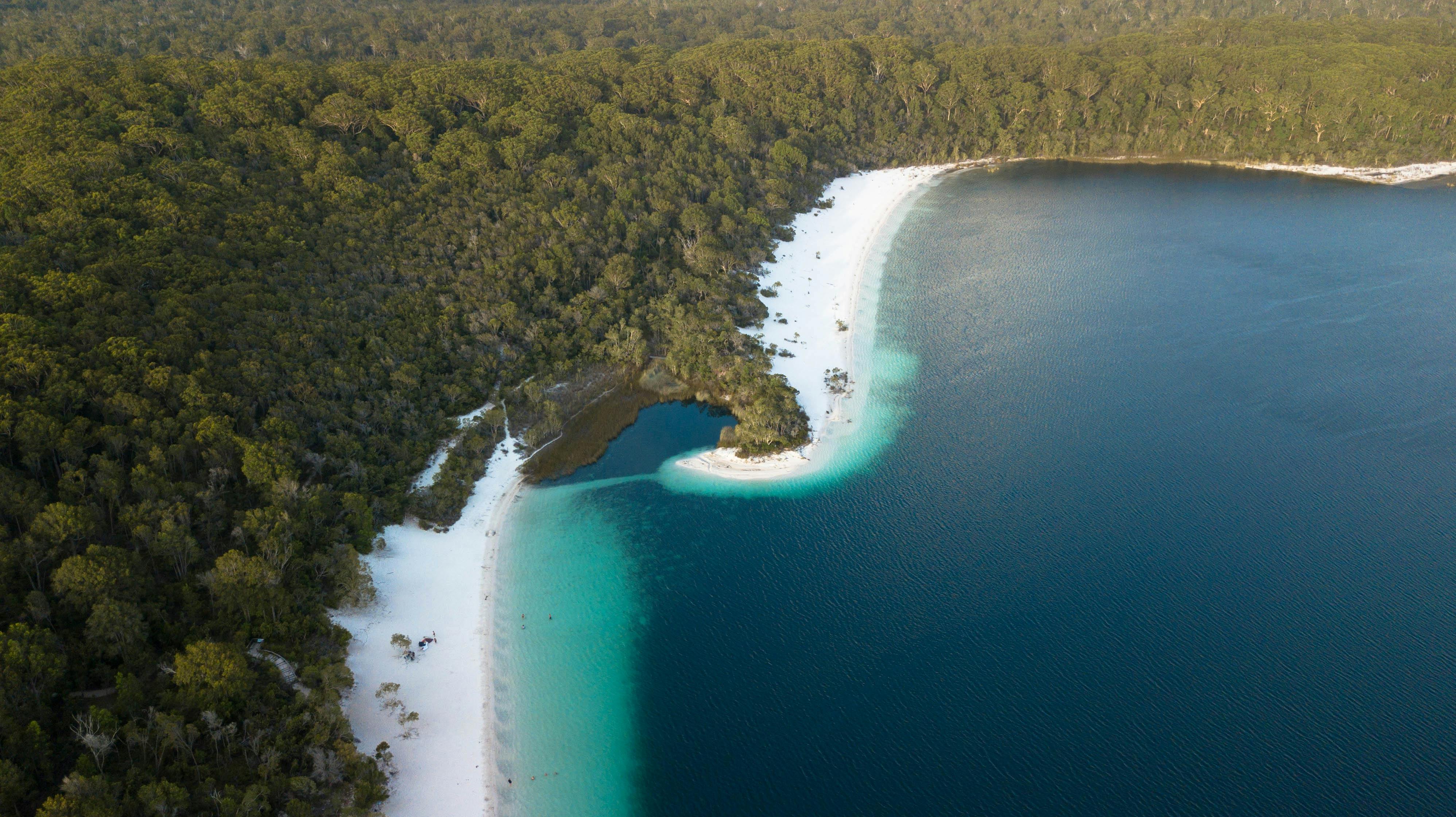 Only hikers can camp at Lake McKenzie