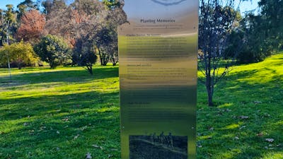 The Forester monument - memories of Charles Weston