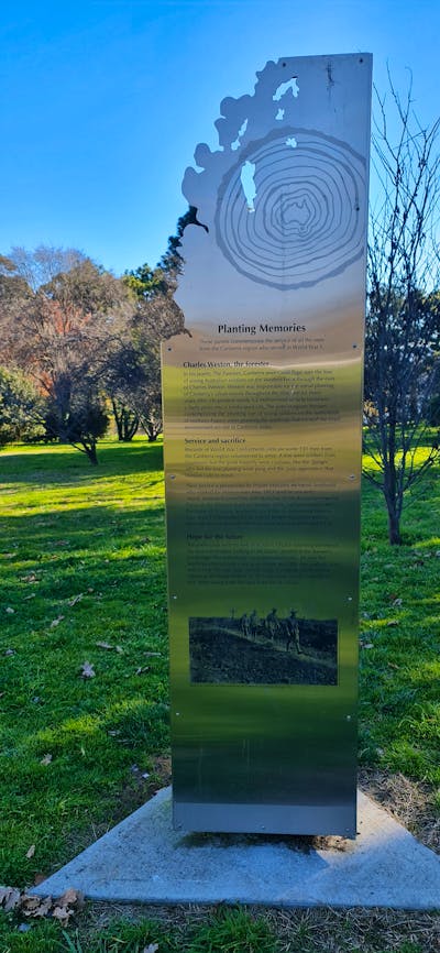 The Forester monument - memories of Charles Weston