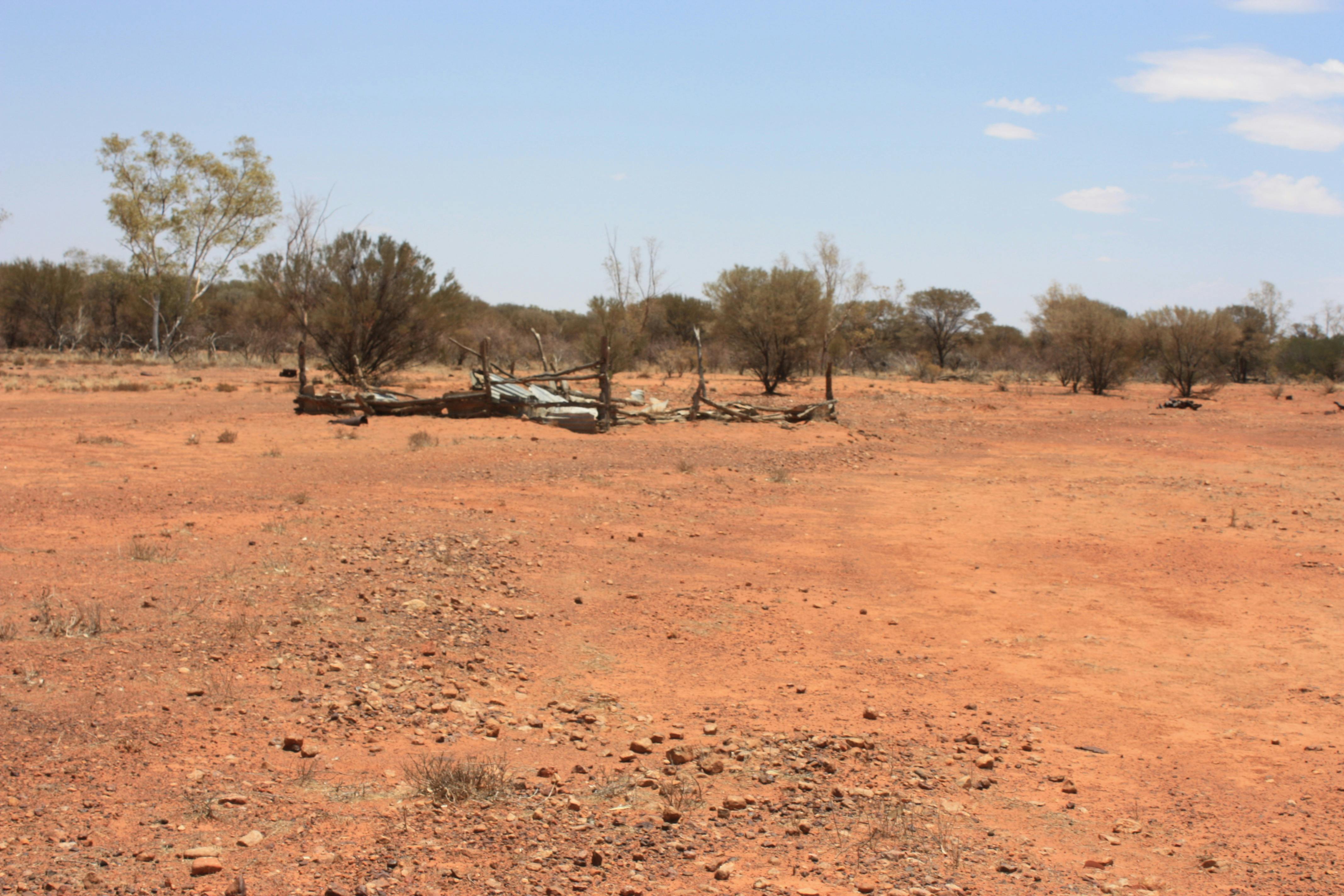 The old goat yard at the JC hotel ruins