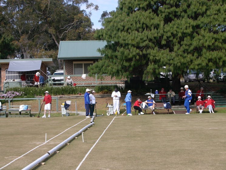 Competitors enjoying the game