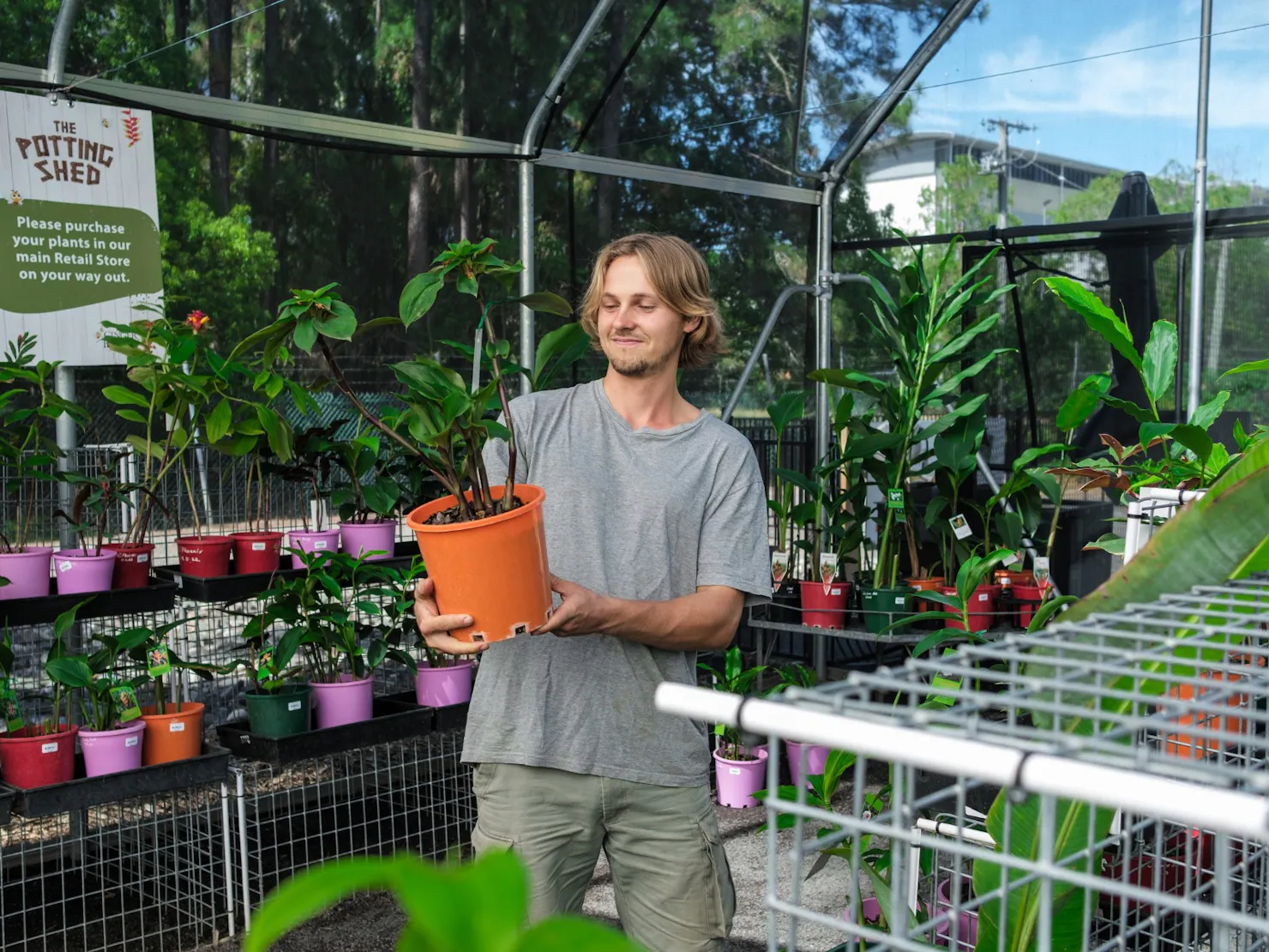 The Potting Shed is our onsite plant nursery