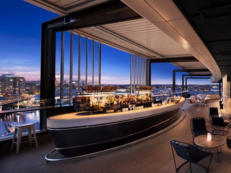 Zephyr Rooftop Bar at Hyatt Regency Sydney