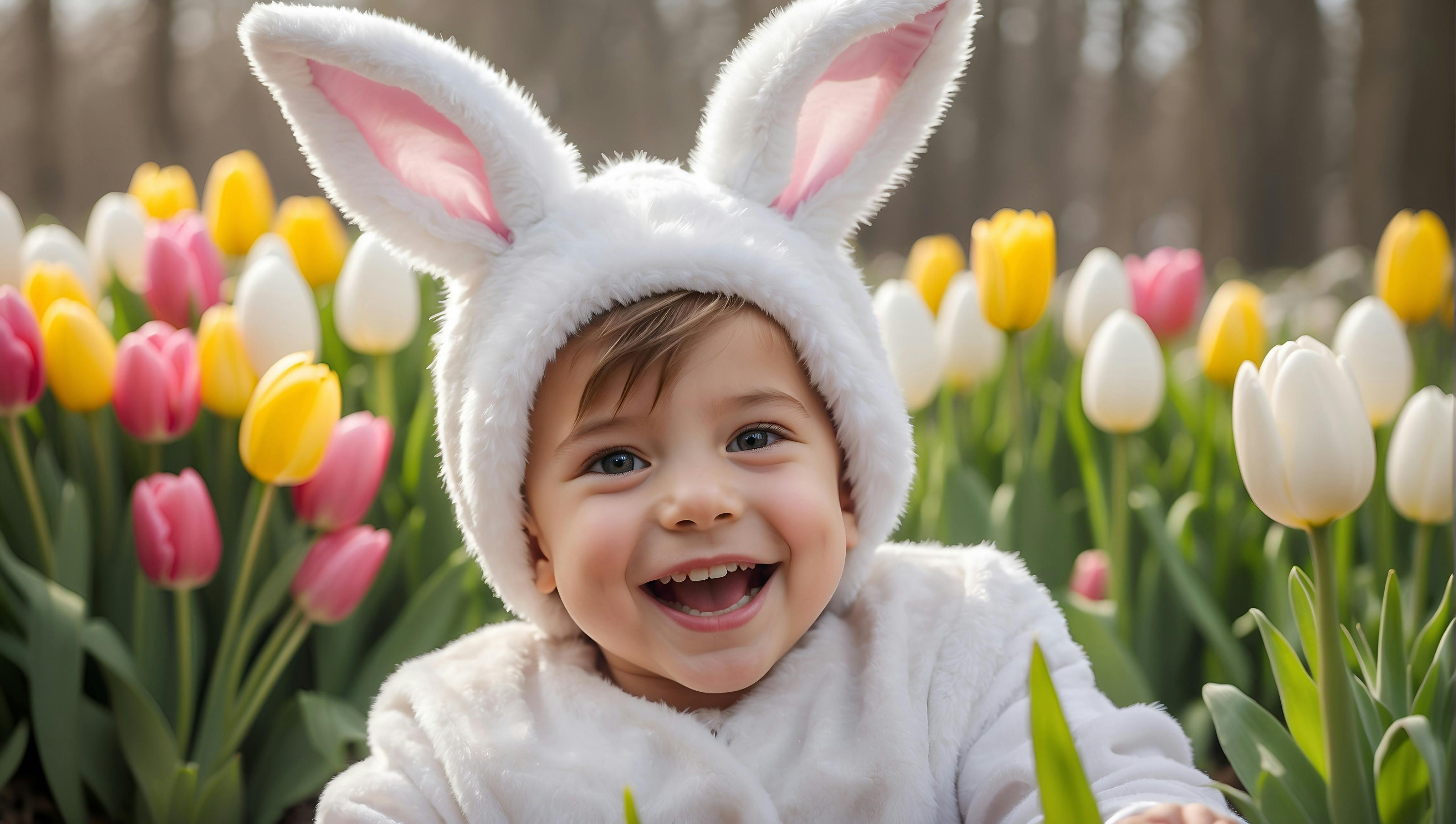 The Easter Bunny hops into Maling Road