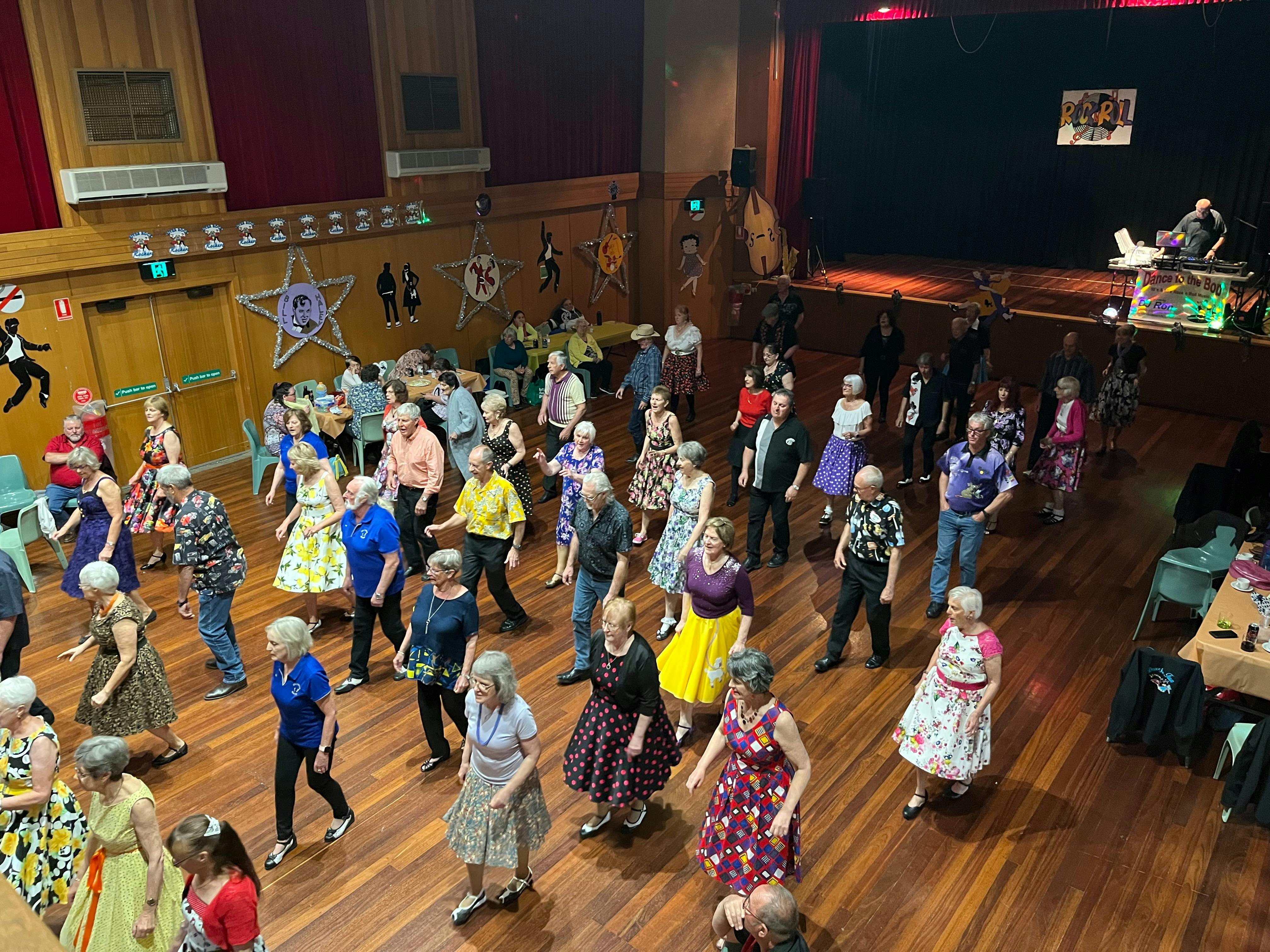 Dancing at Berri Town Hall